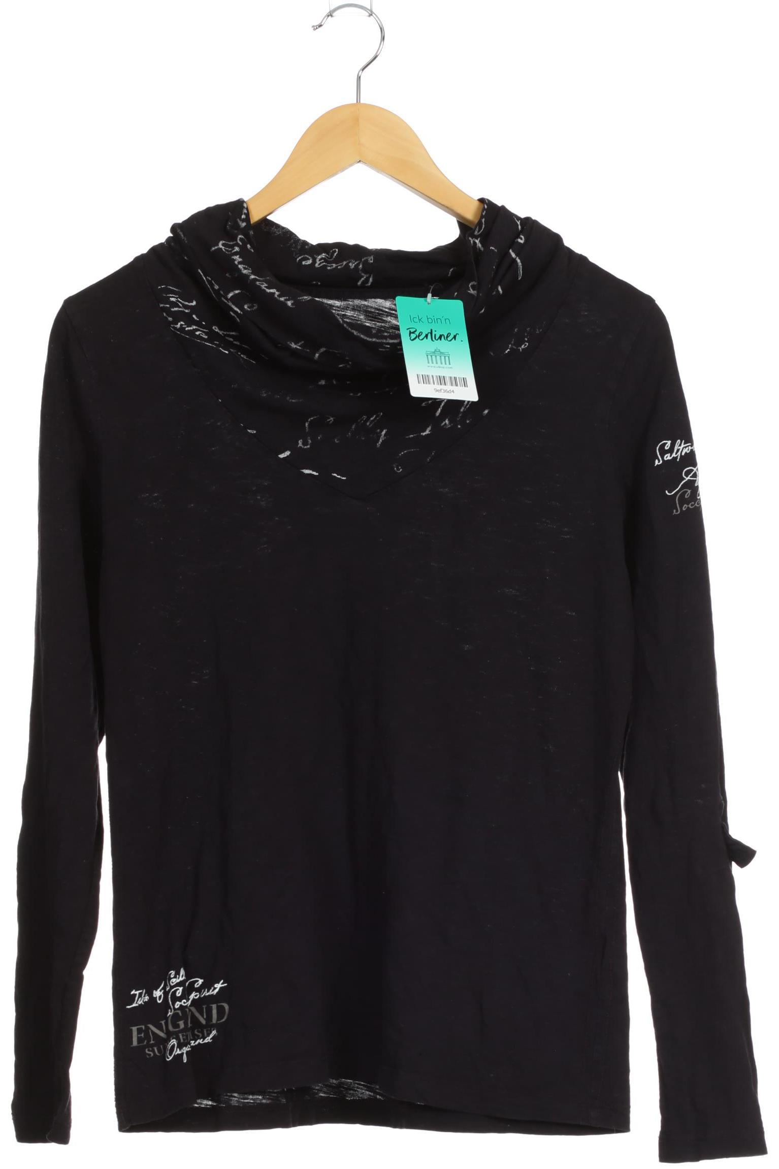 

Soccx Damen Langarmshirt, schwarz, Gr.