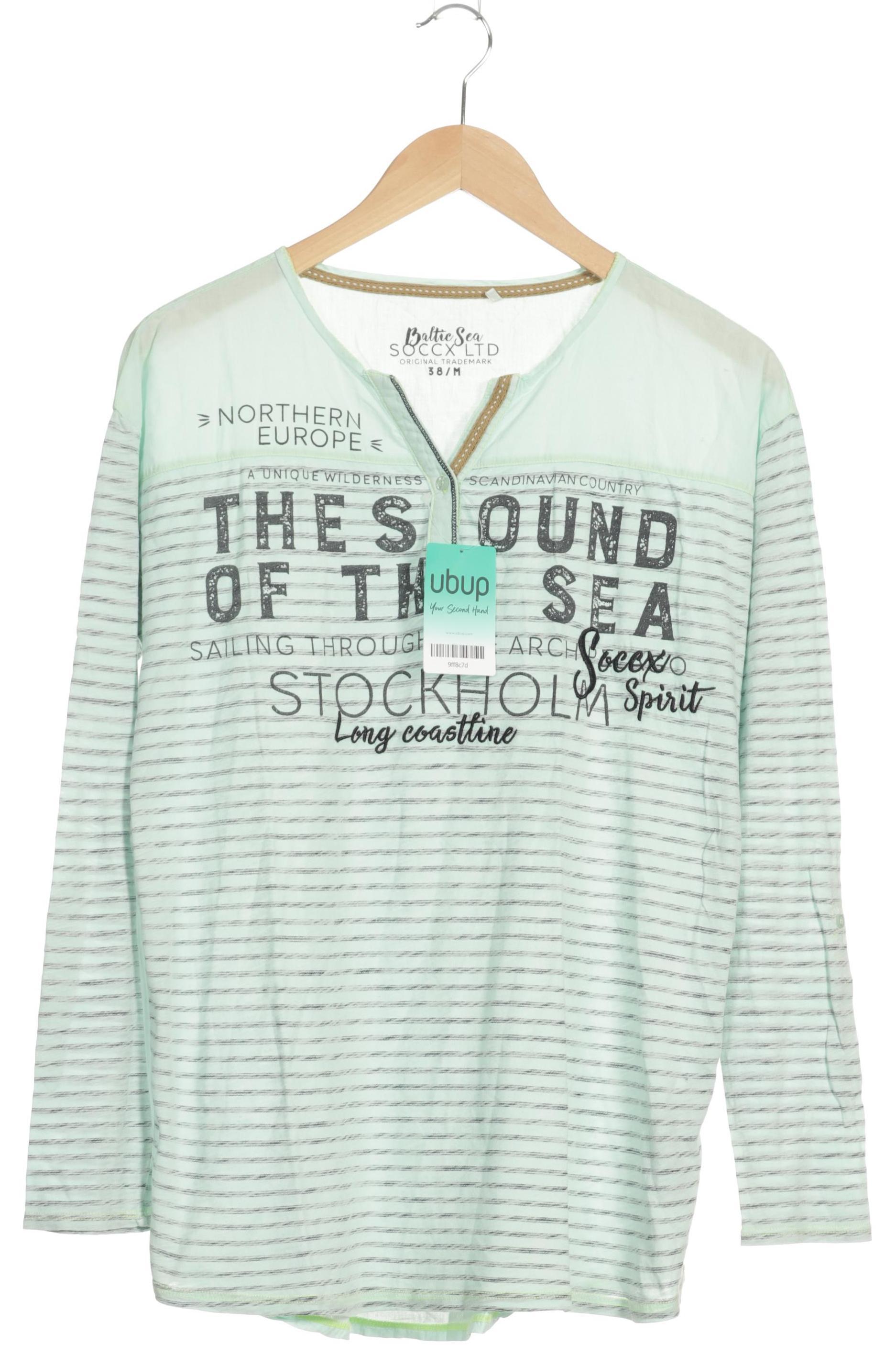 

Soccx Damen Langarmshirt, türkis, Gr. 38