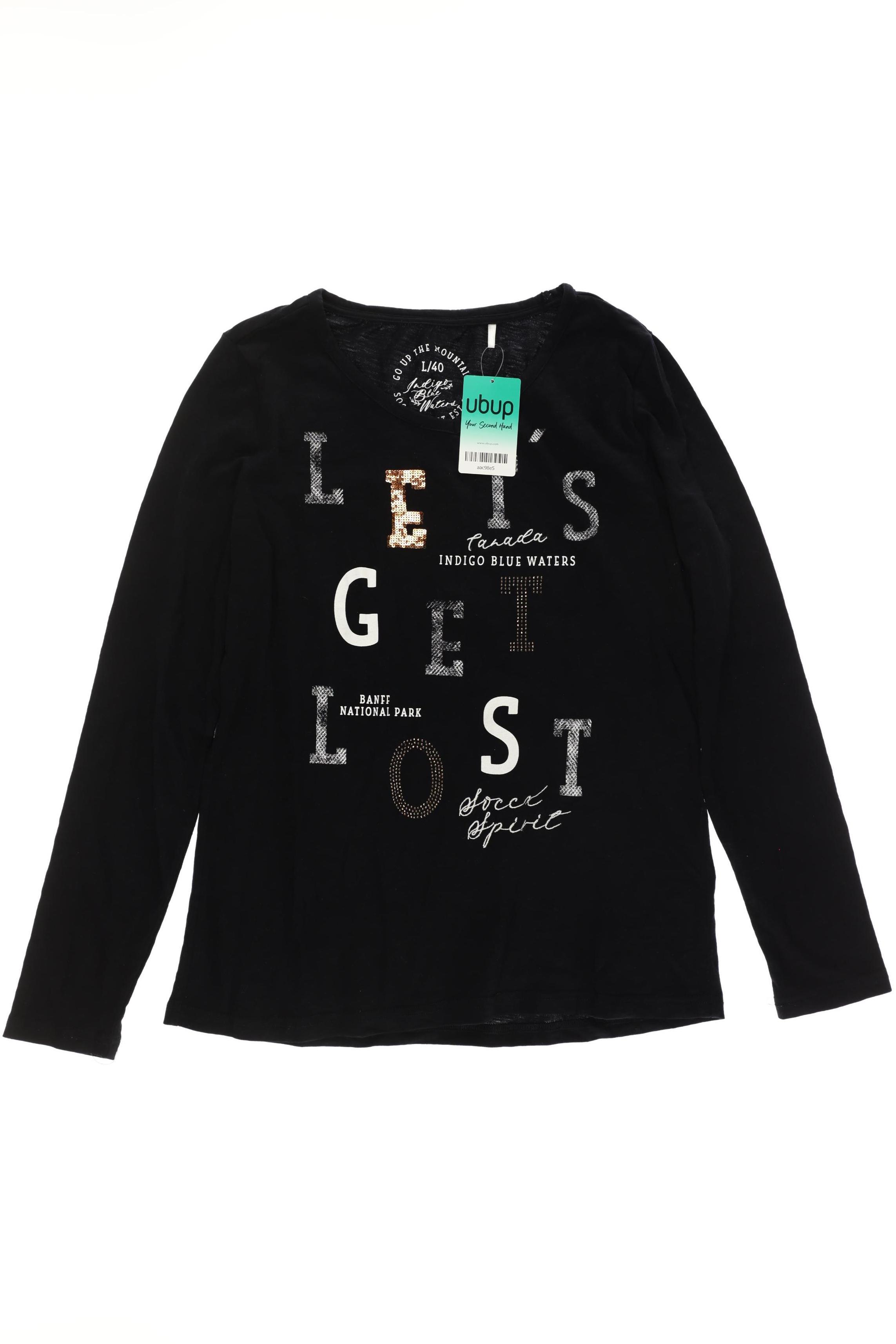 

Soccx Damen Langarmshirt, blau, Gr. 40