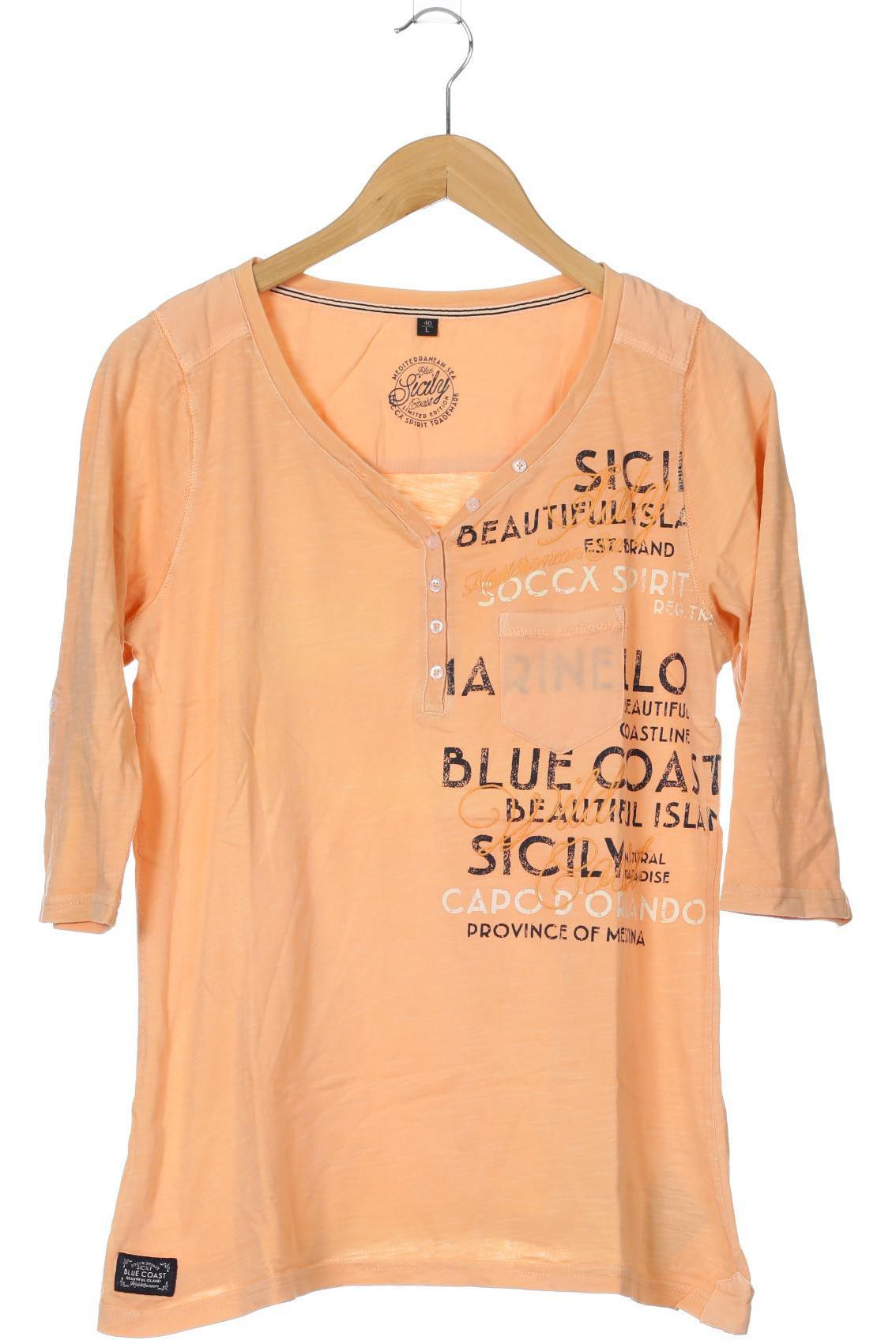 

Soccx Damen Langarmshirt, orange, Gr. 40