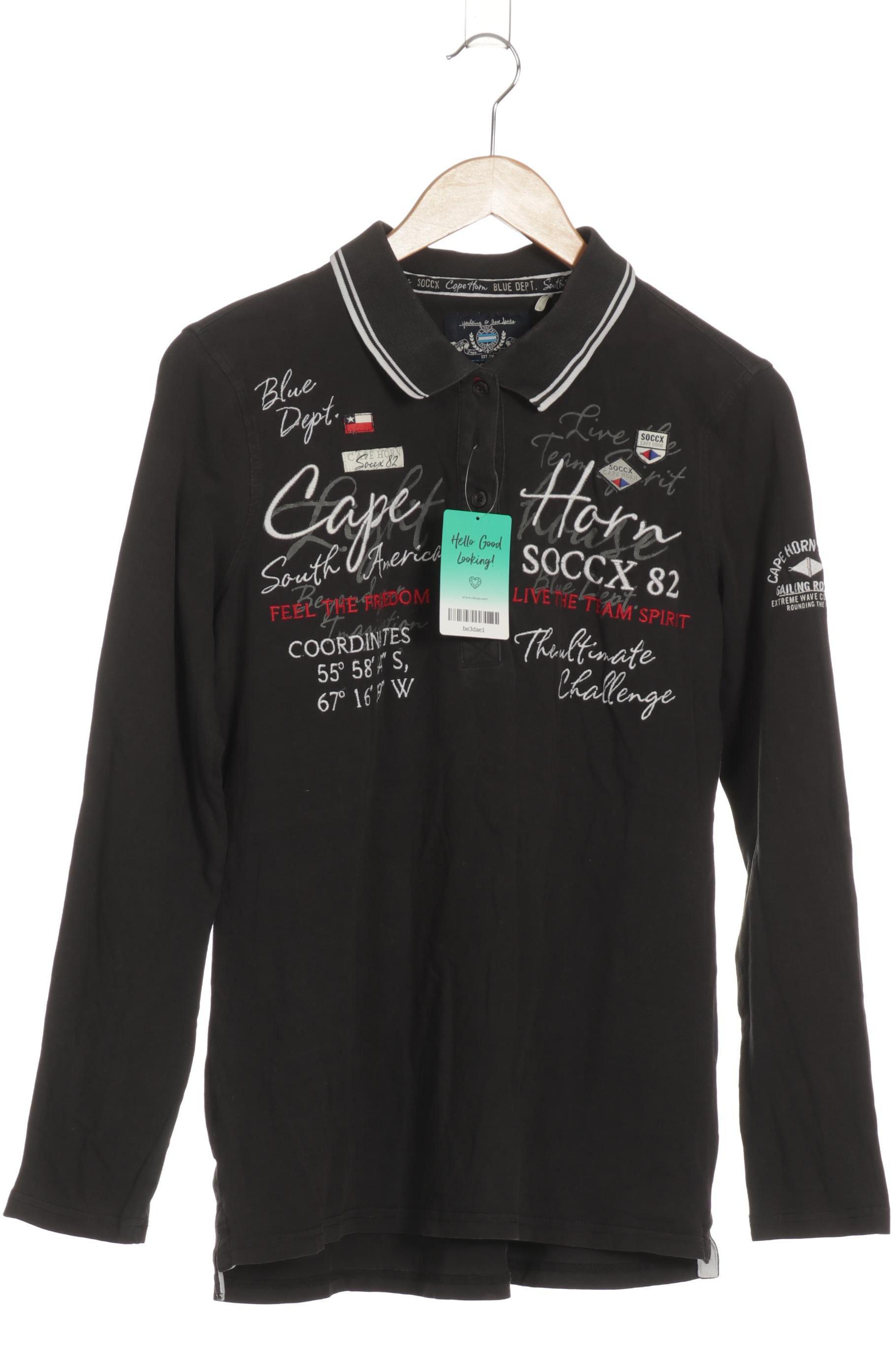 

Soccx Damen Langarmshirt, schwarz, Gr.