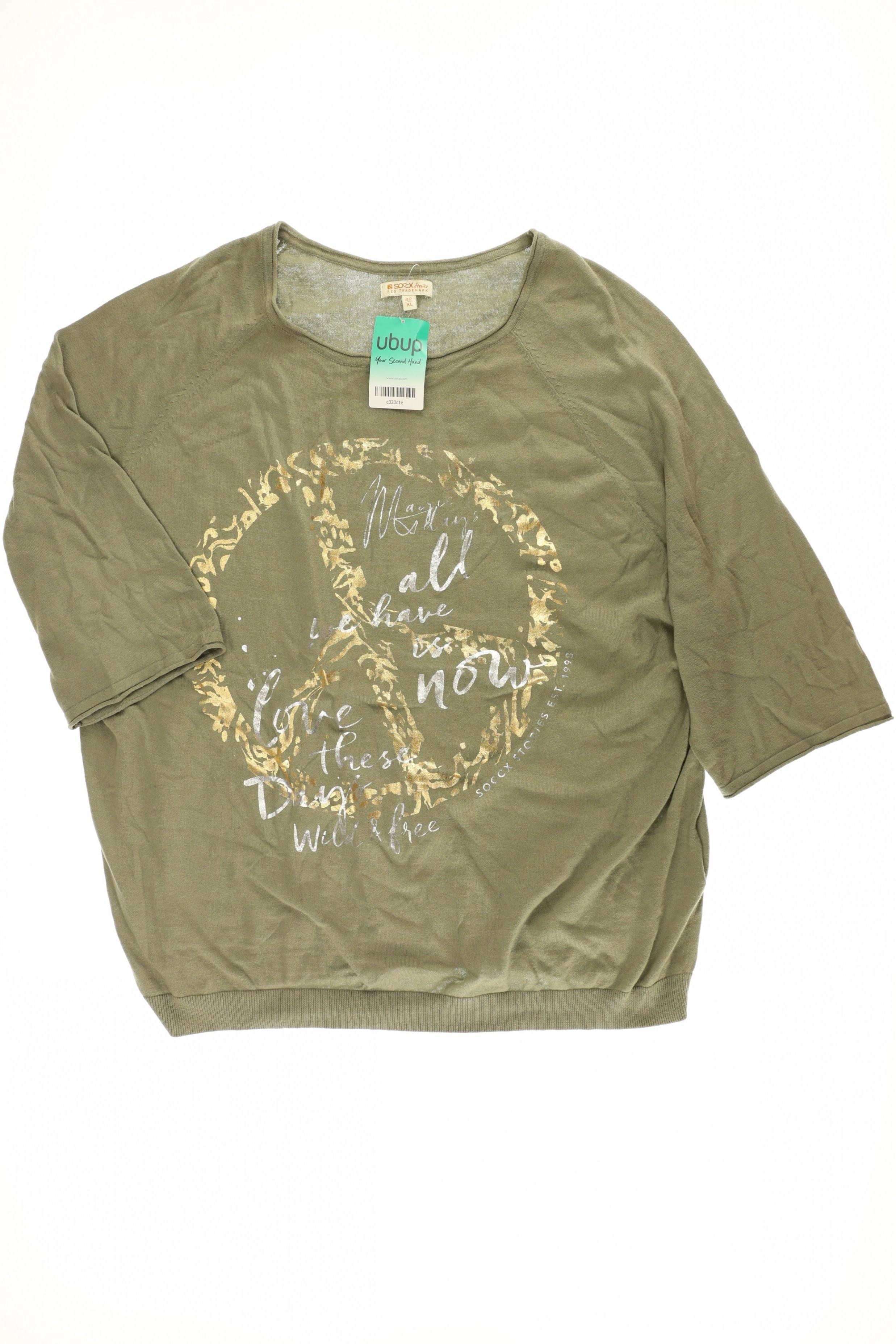 

Soccx Damen Pullover, grün, Gr.