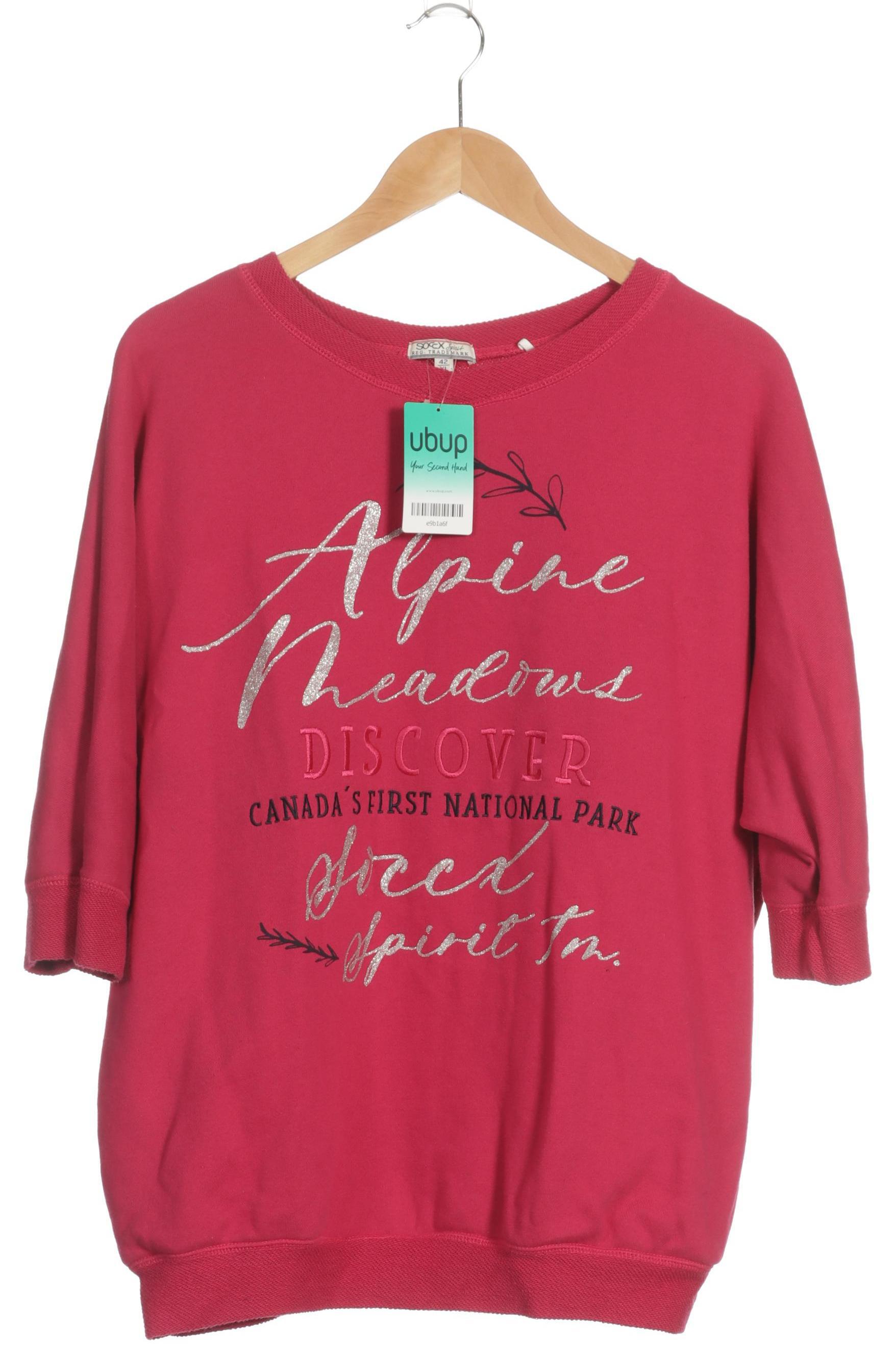 

Soccx Damen Langarmshirt, pink, Gr. 42