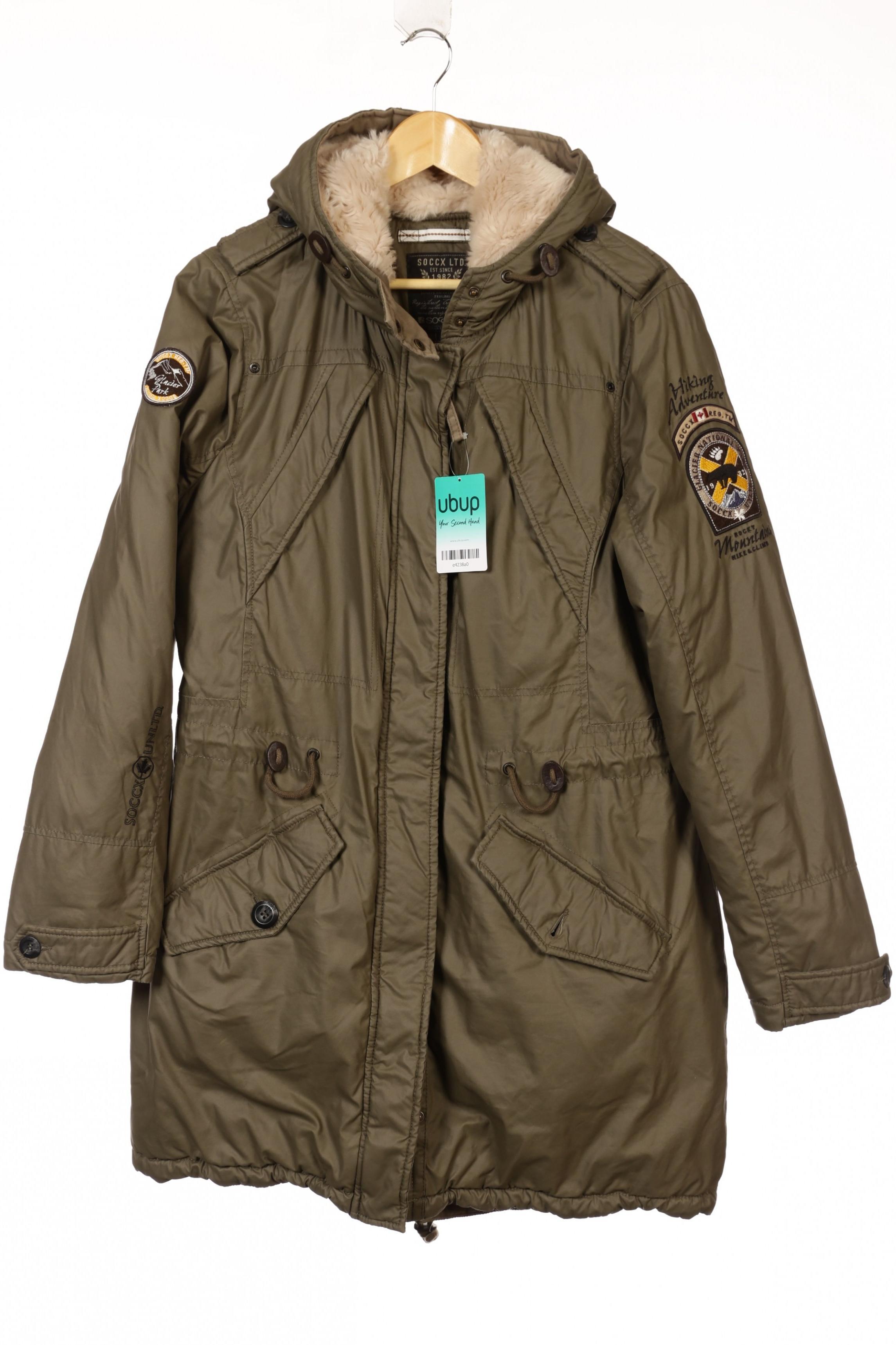 

Soccx Damen Mantel, grün, Gr.