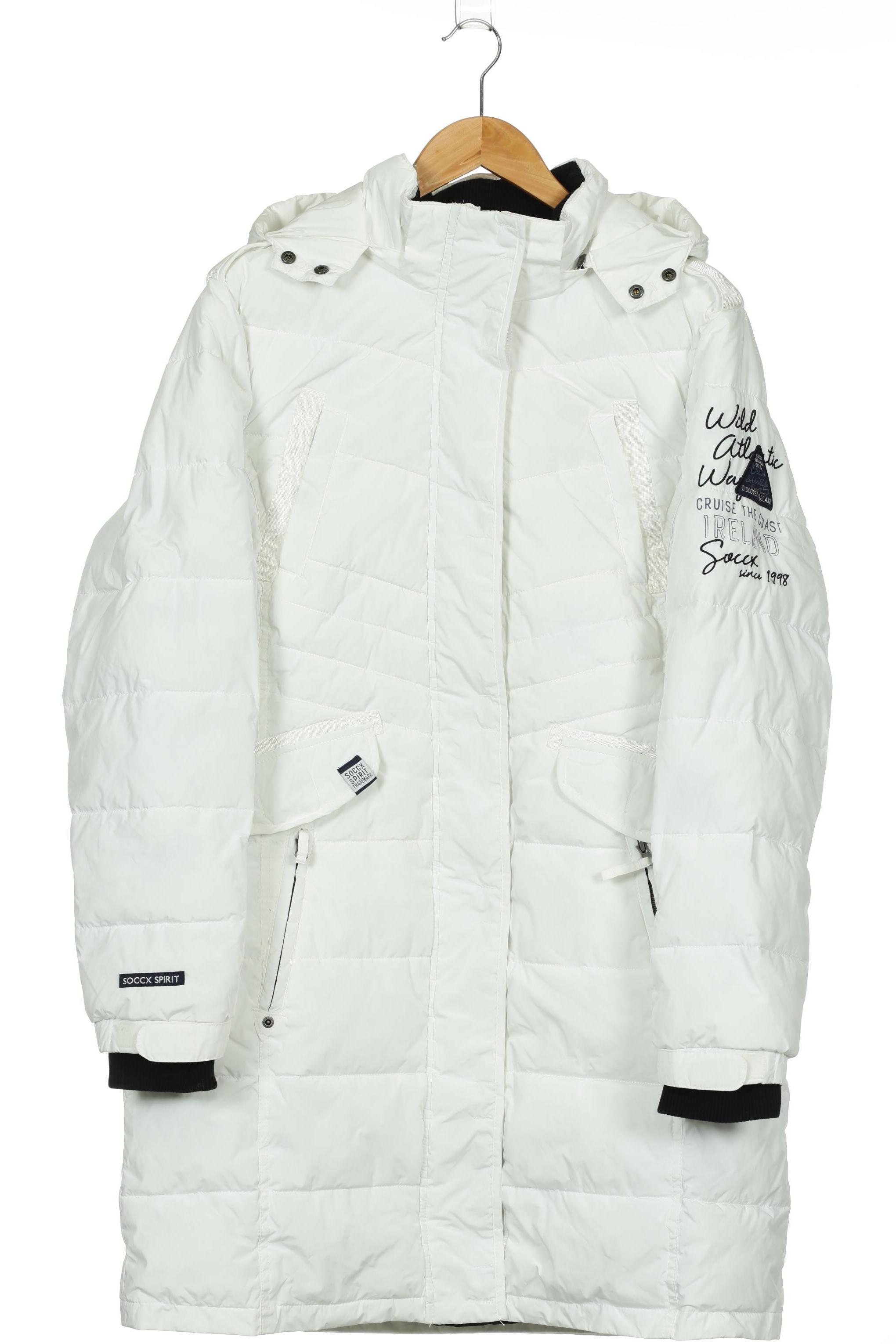 

Soccx Damen Mantel, weiß, Gr. 42