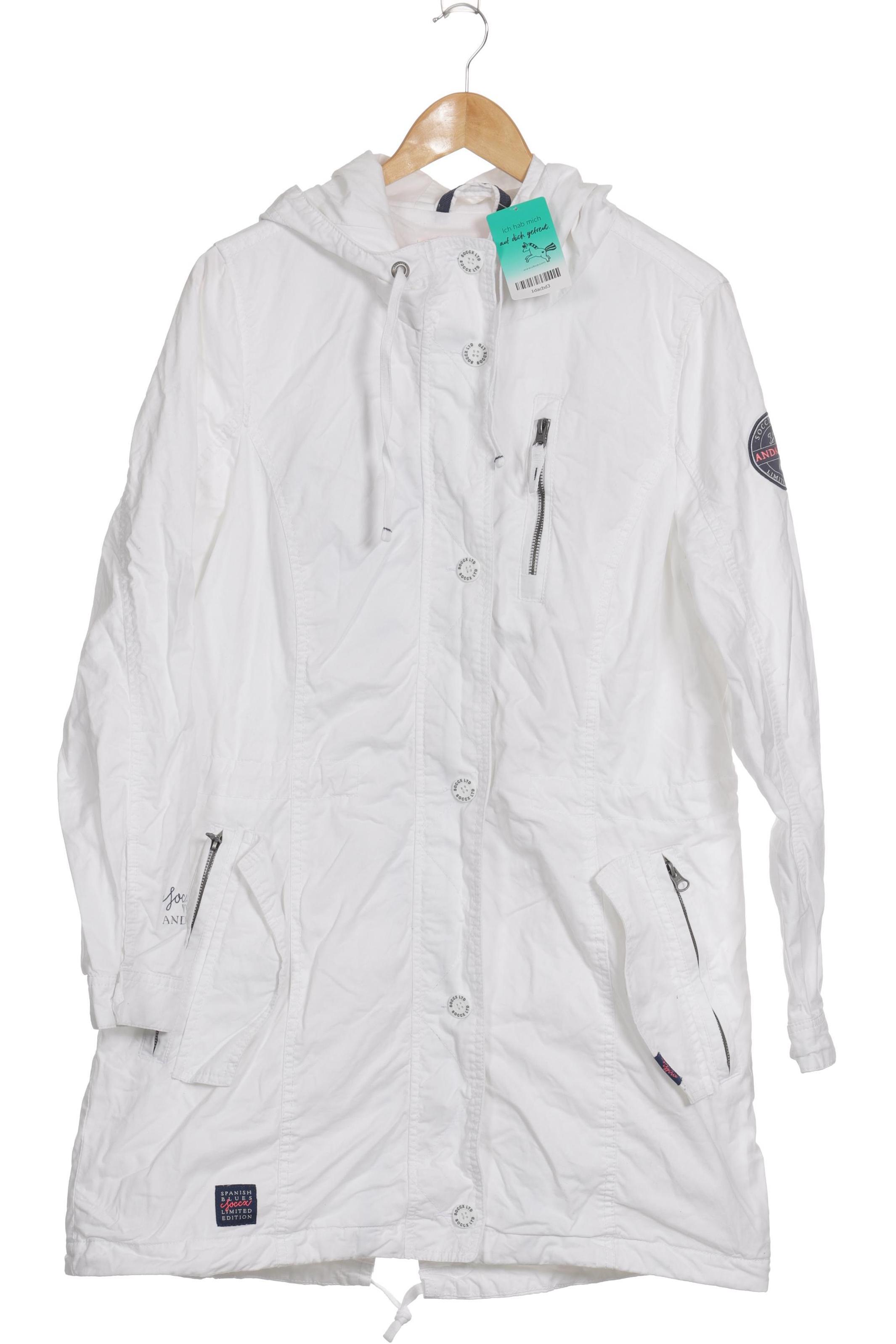 

Soccx Damen Mantel, weiß, Gr.