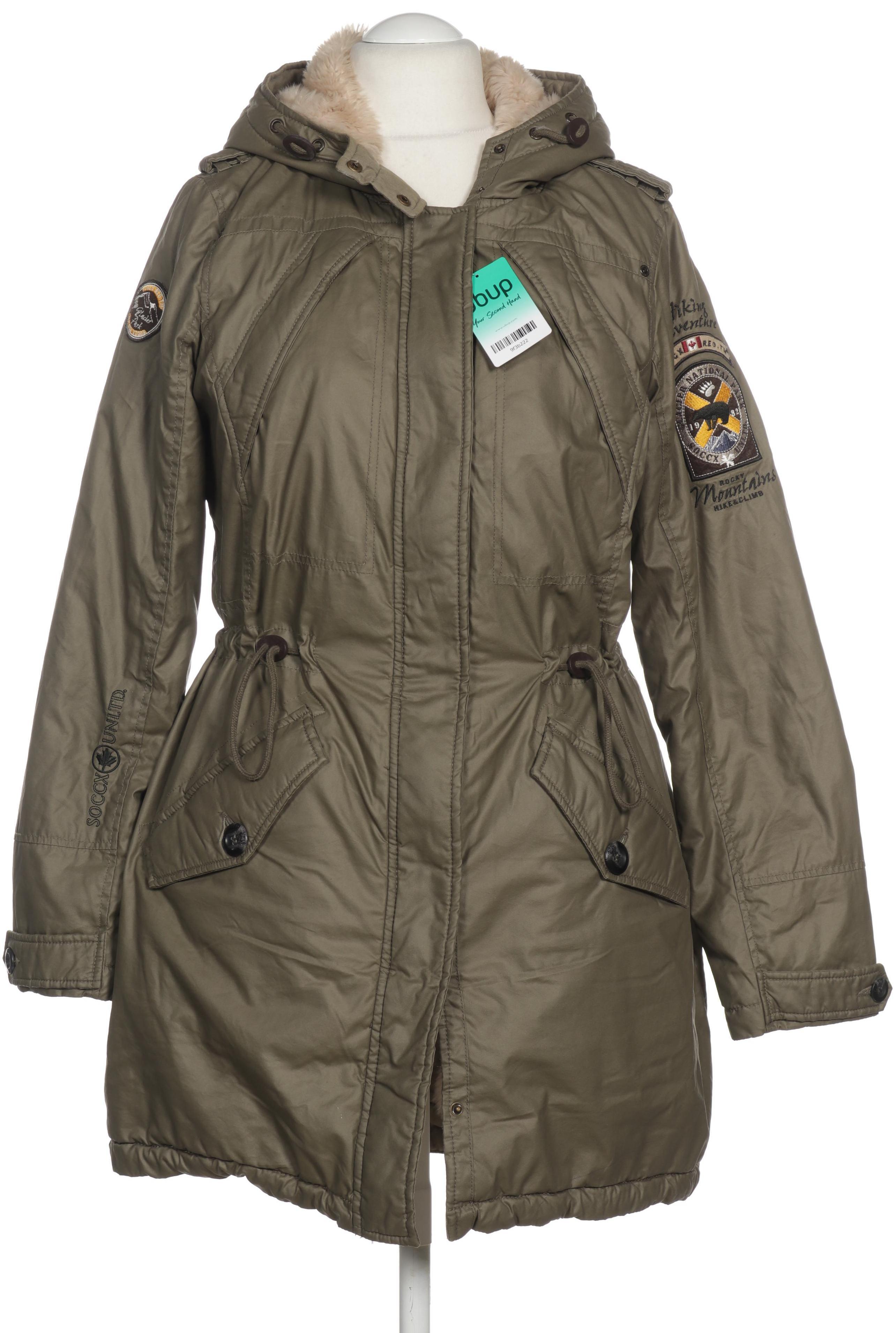 

Soccx Damen Mantel, grün, Gr.