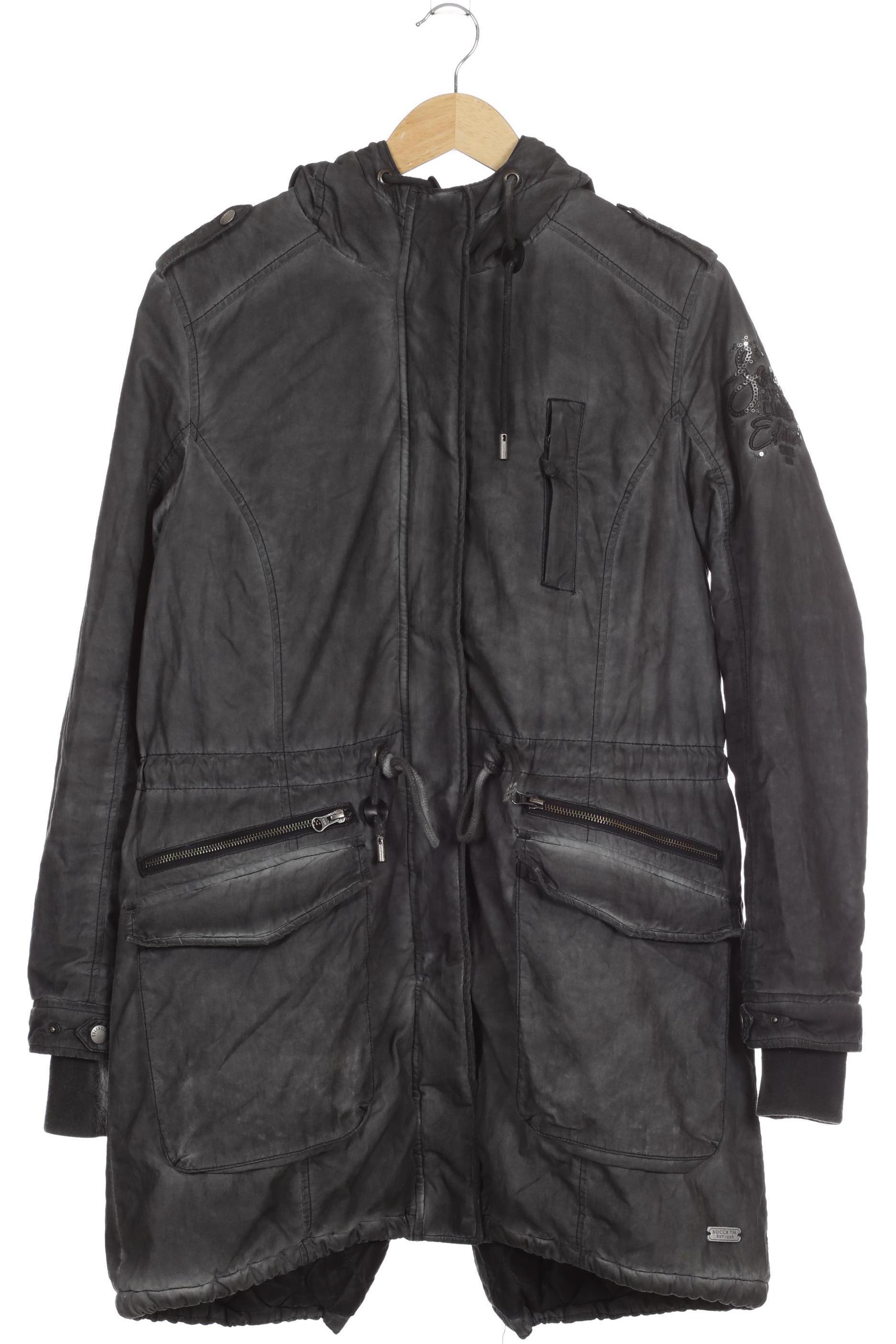 

Soccx Damen Mantel, grau, Gr.