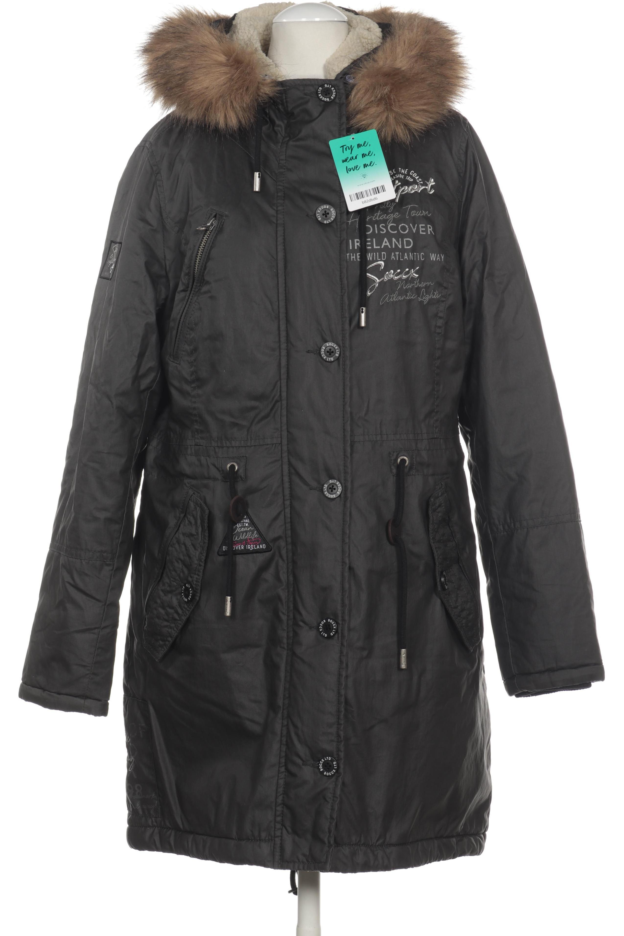 

Soccx Damen Mantel, grau, Gr.