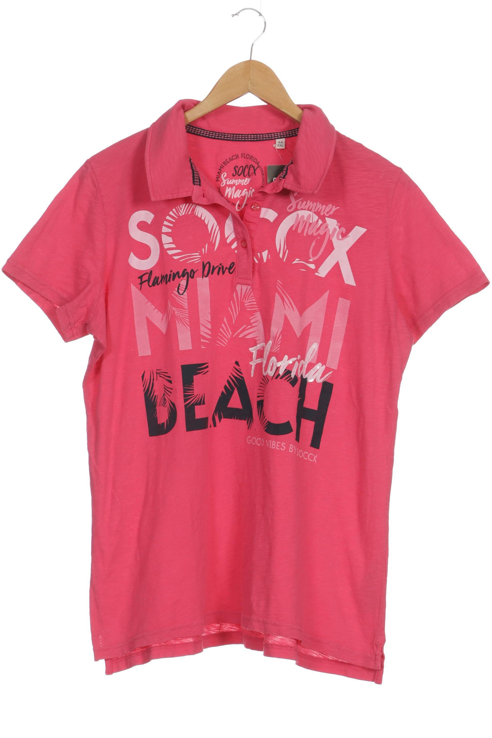 

Soccx Damen Poloshirt, pink, Gr.