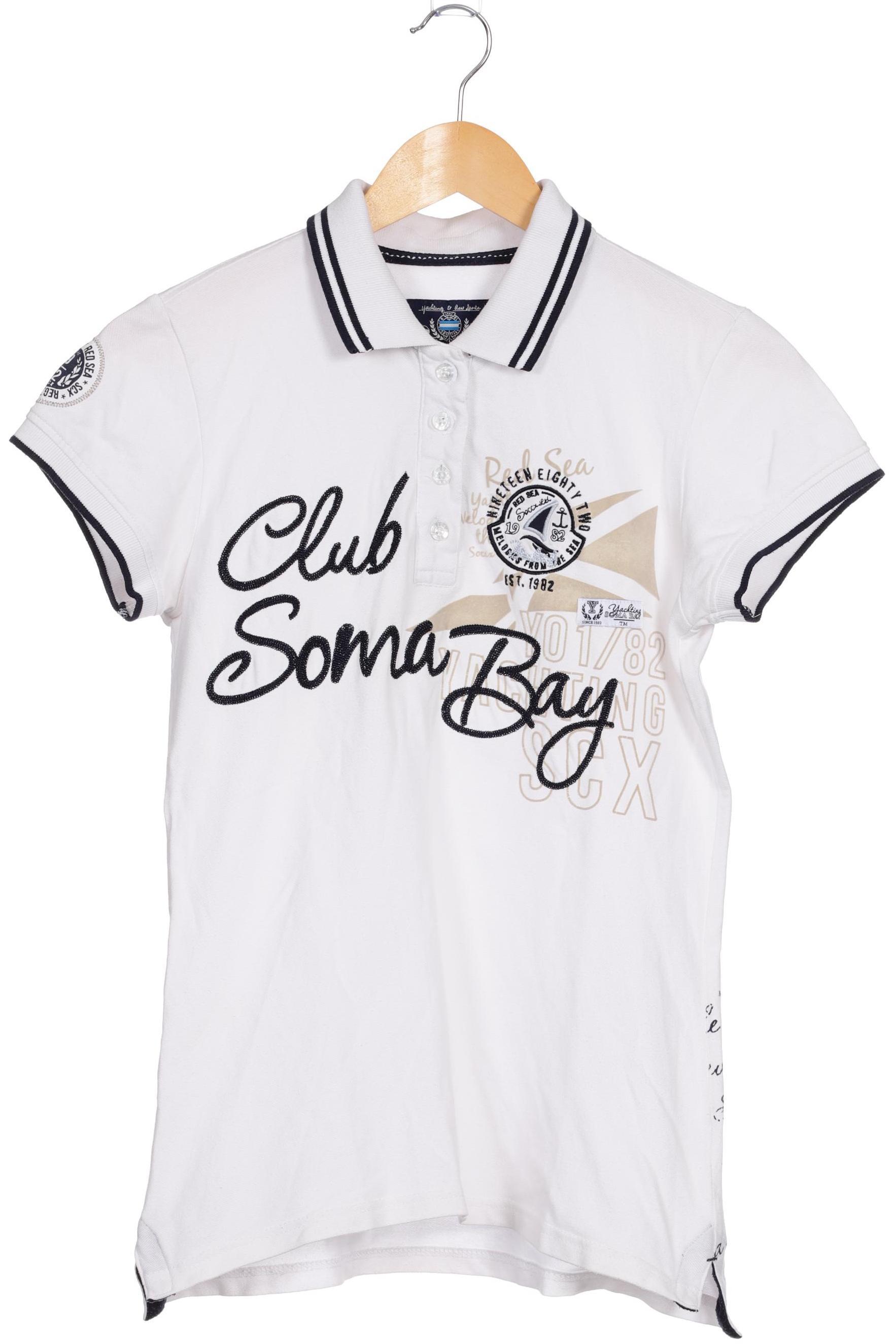 

Soccx Damen Poloshirt, weiß, Gr.