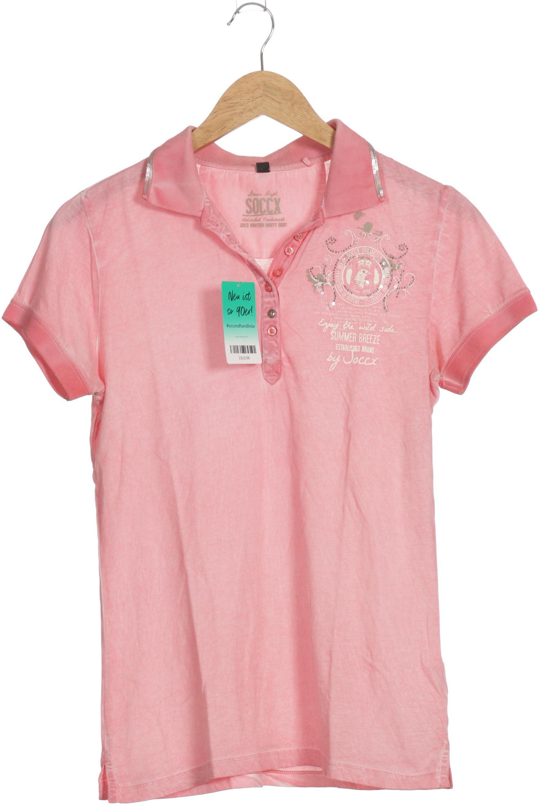 

Soccx Damen Poloshirt, pink, Gr.