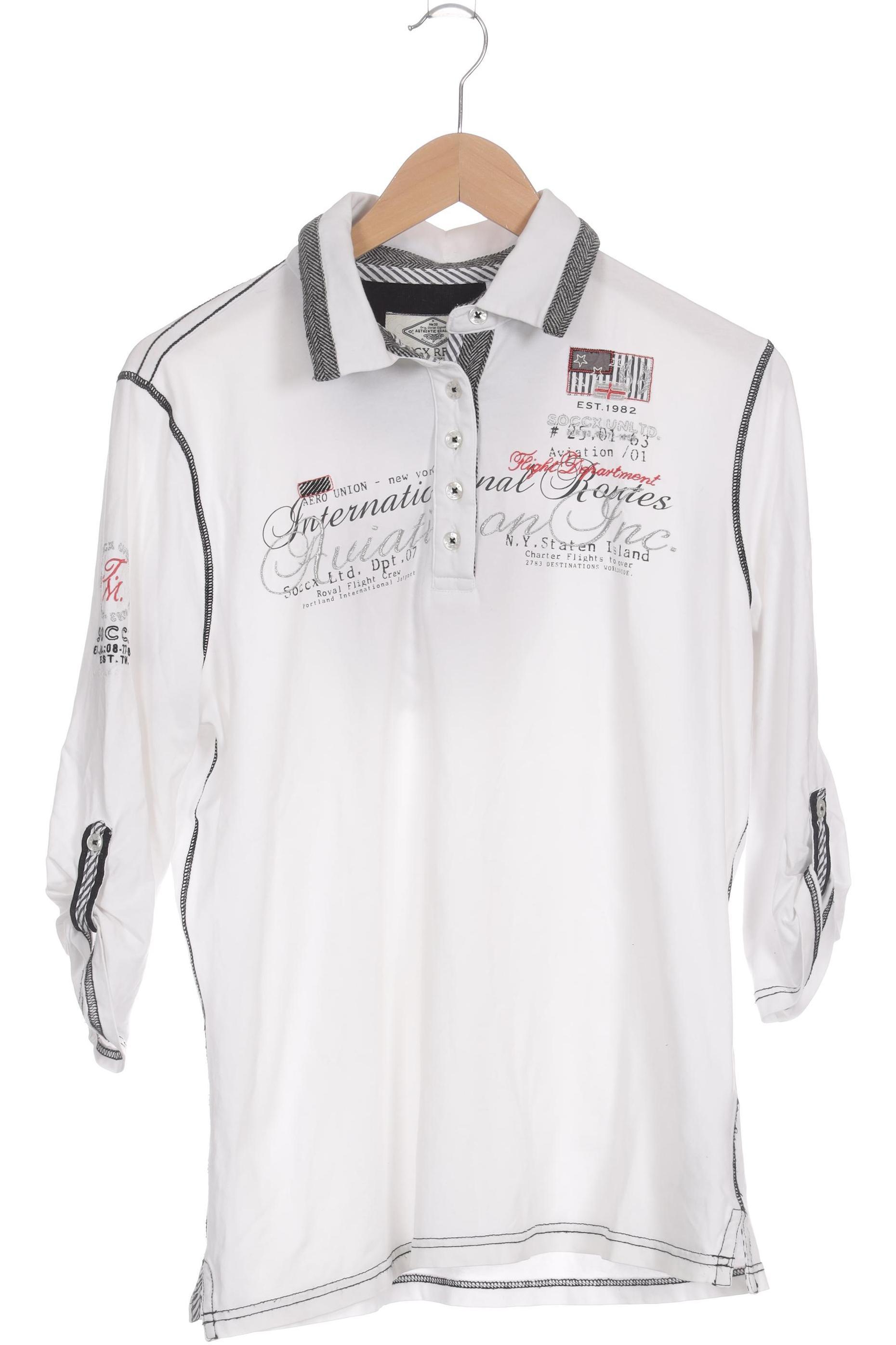

Soccx Damen Poloshirt, weiß, Gr.