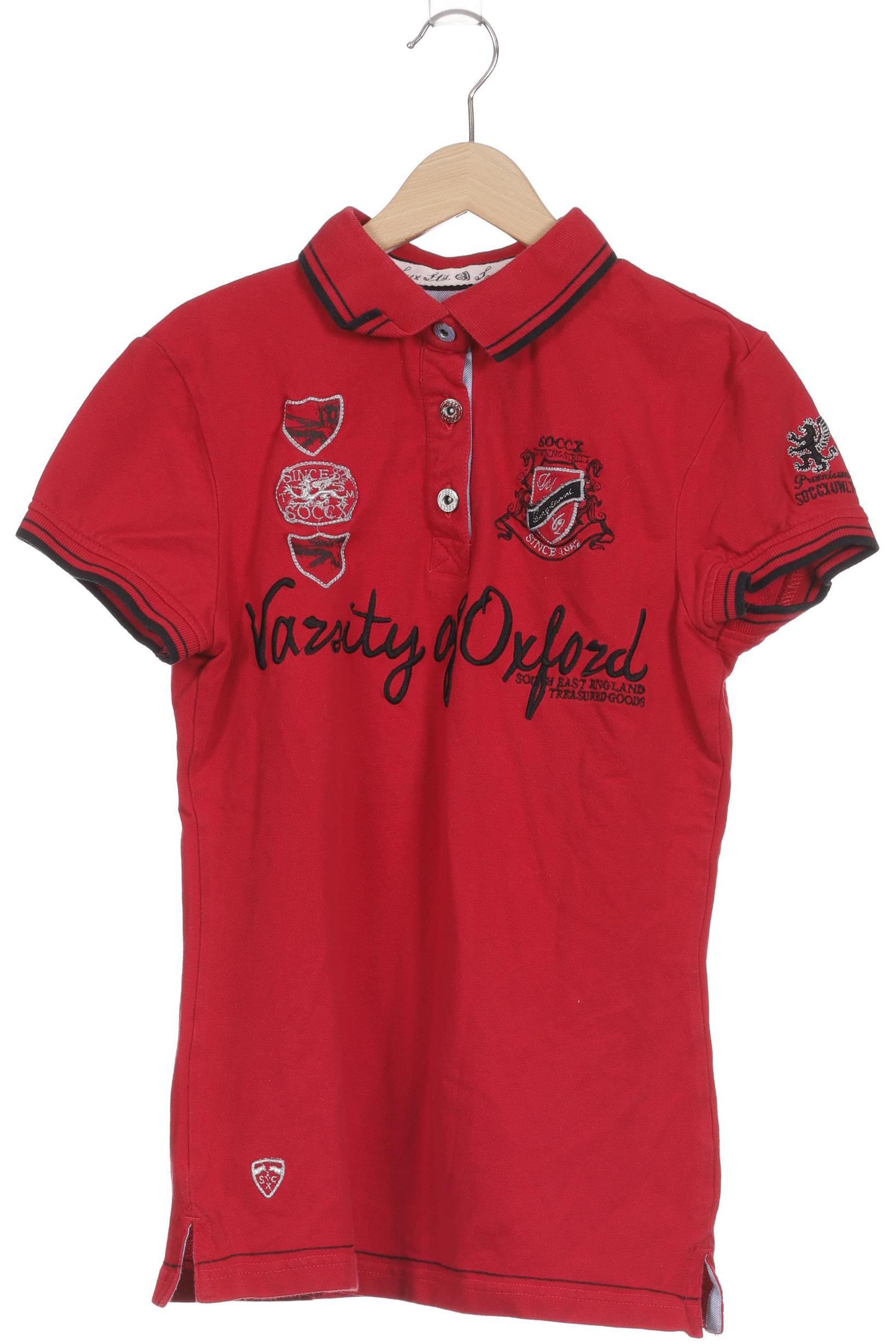 

Soccx Damen Poloshirt, rot, Gr.