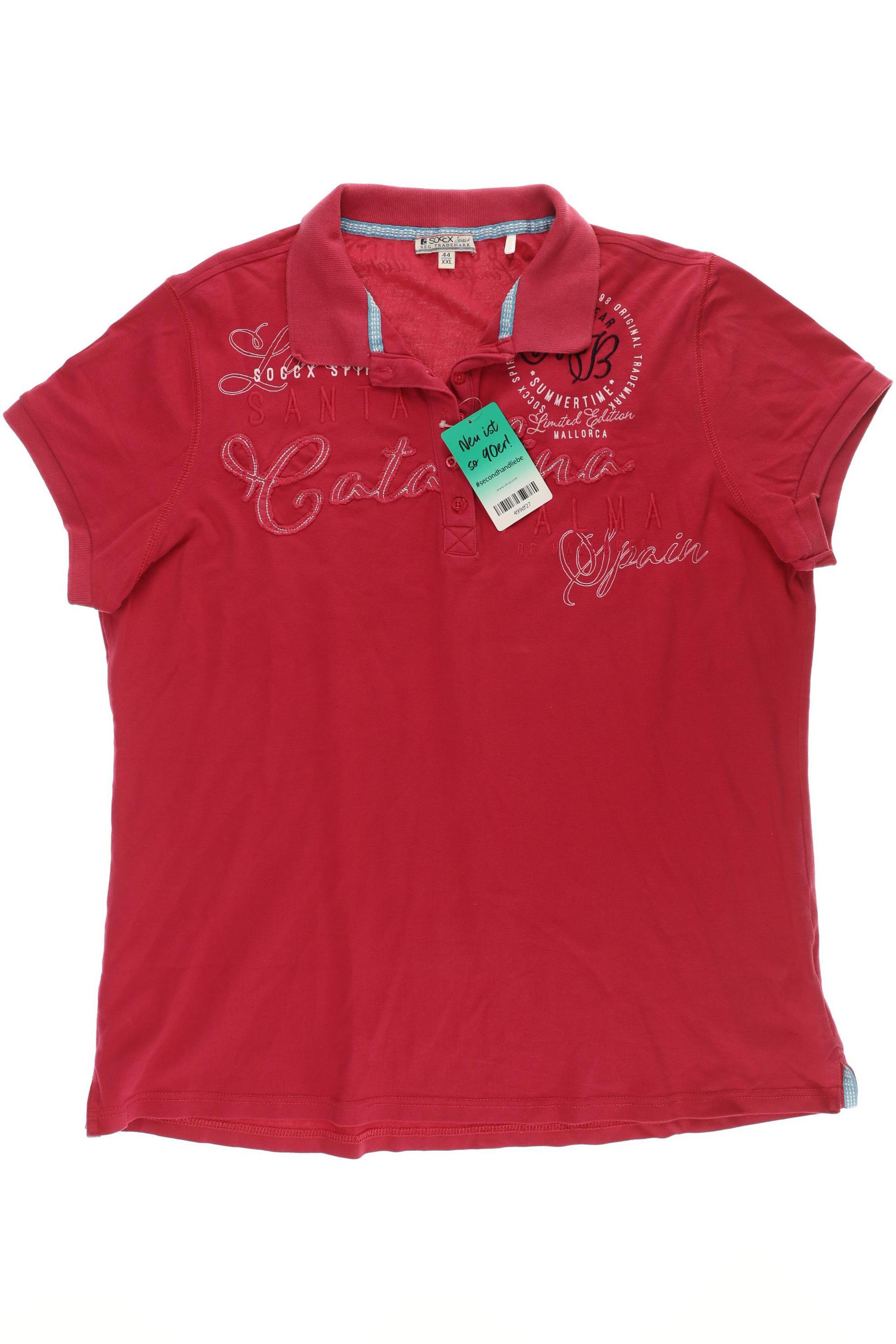 

Soccx Damen Poloshirt, pink, Gr. 44