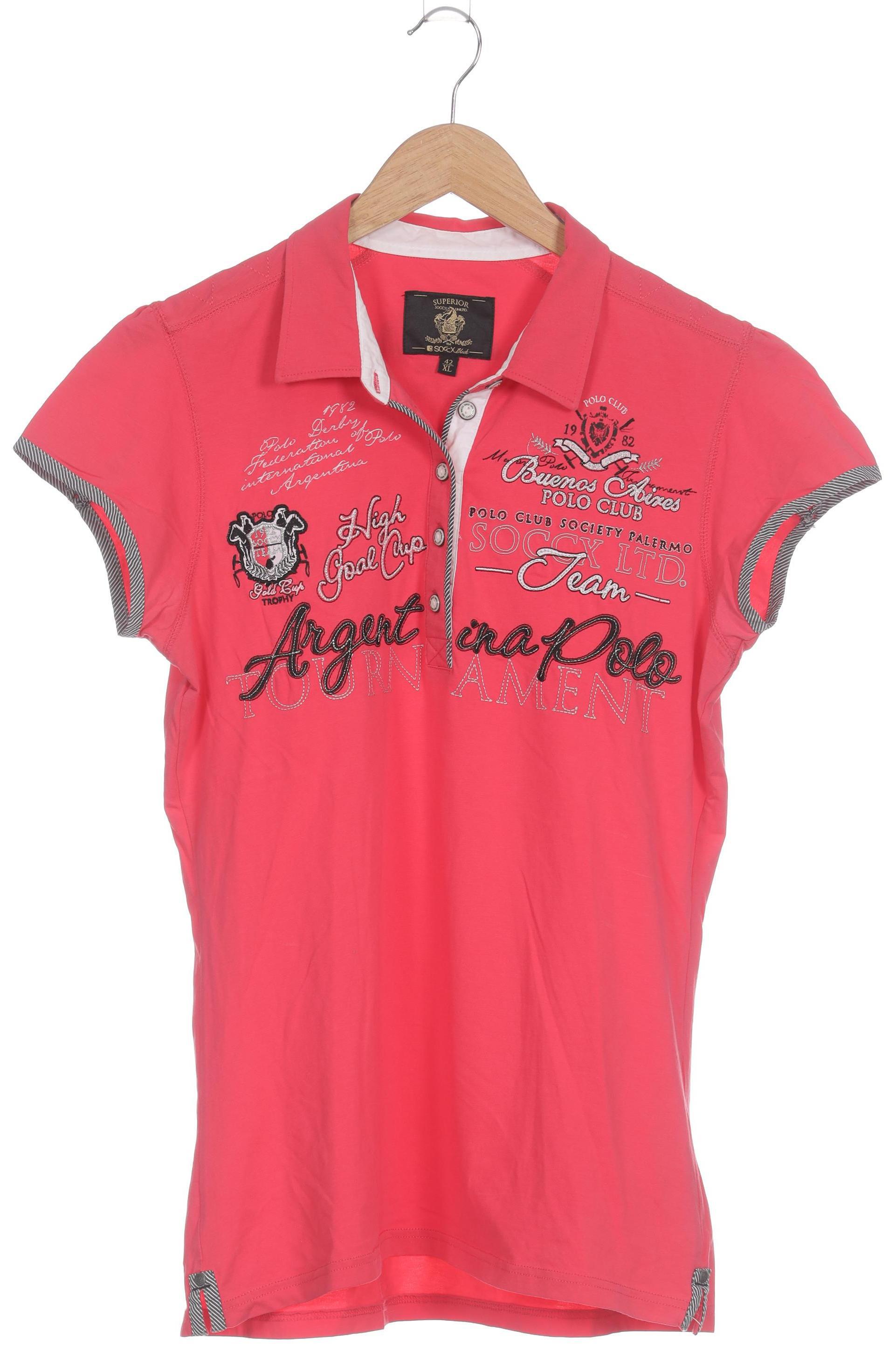 

Soccx Damen Poloshirt, pink, Gr.