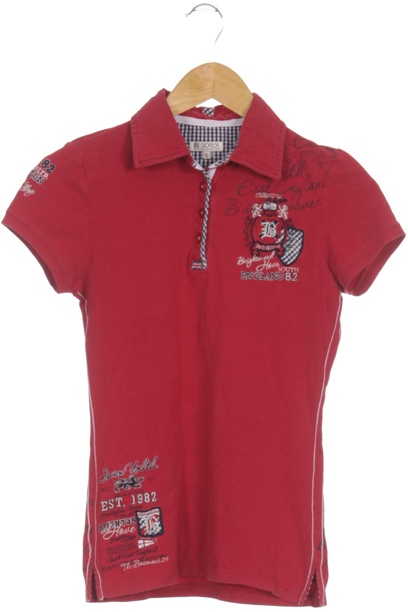 

Soccx Damen Poloshirt, rot, Gr.