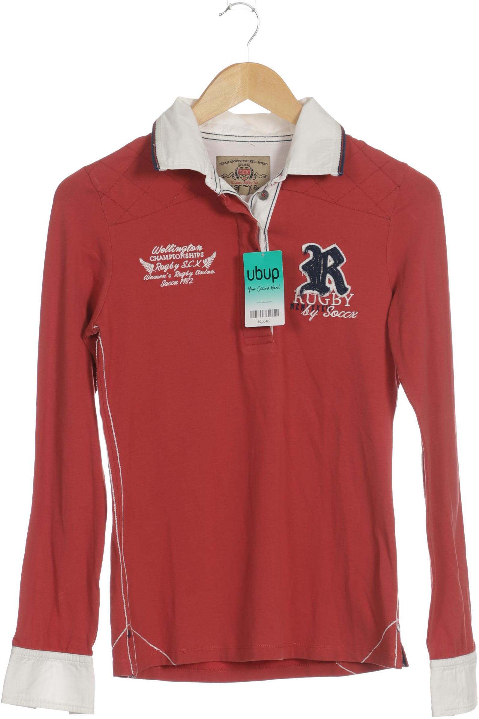 

Soccx Damen Poloshirt, rot, Gr. 36