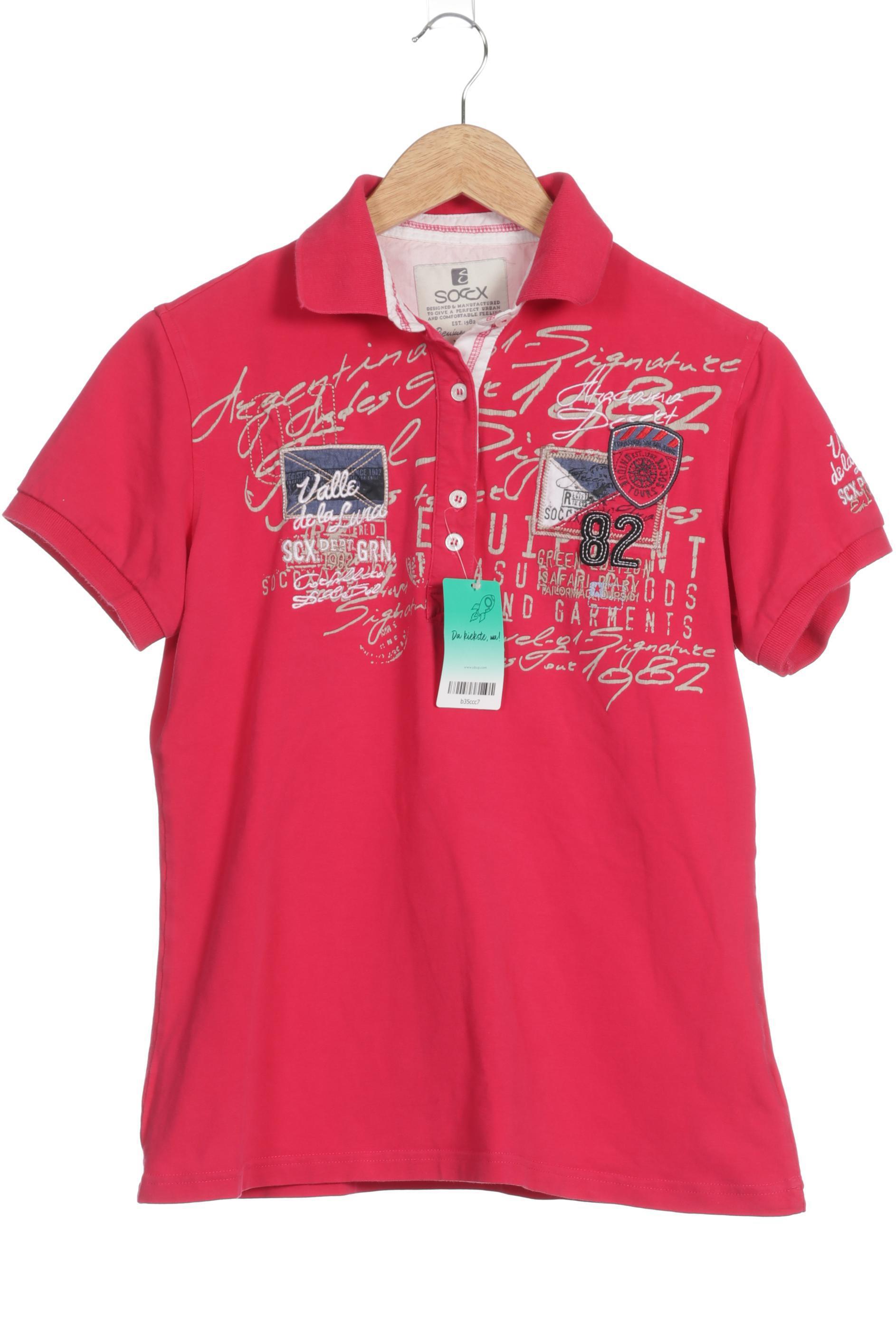 

Soccx Damen Poloshirt, pink, Gr.