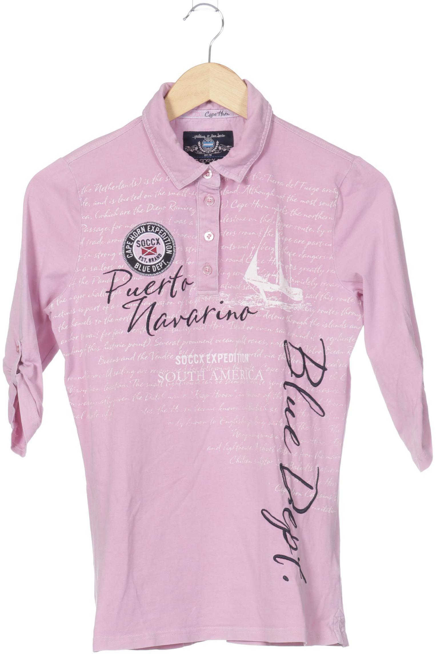 

Soccx Damen Poloshirt, pink, Gr.