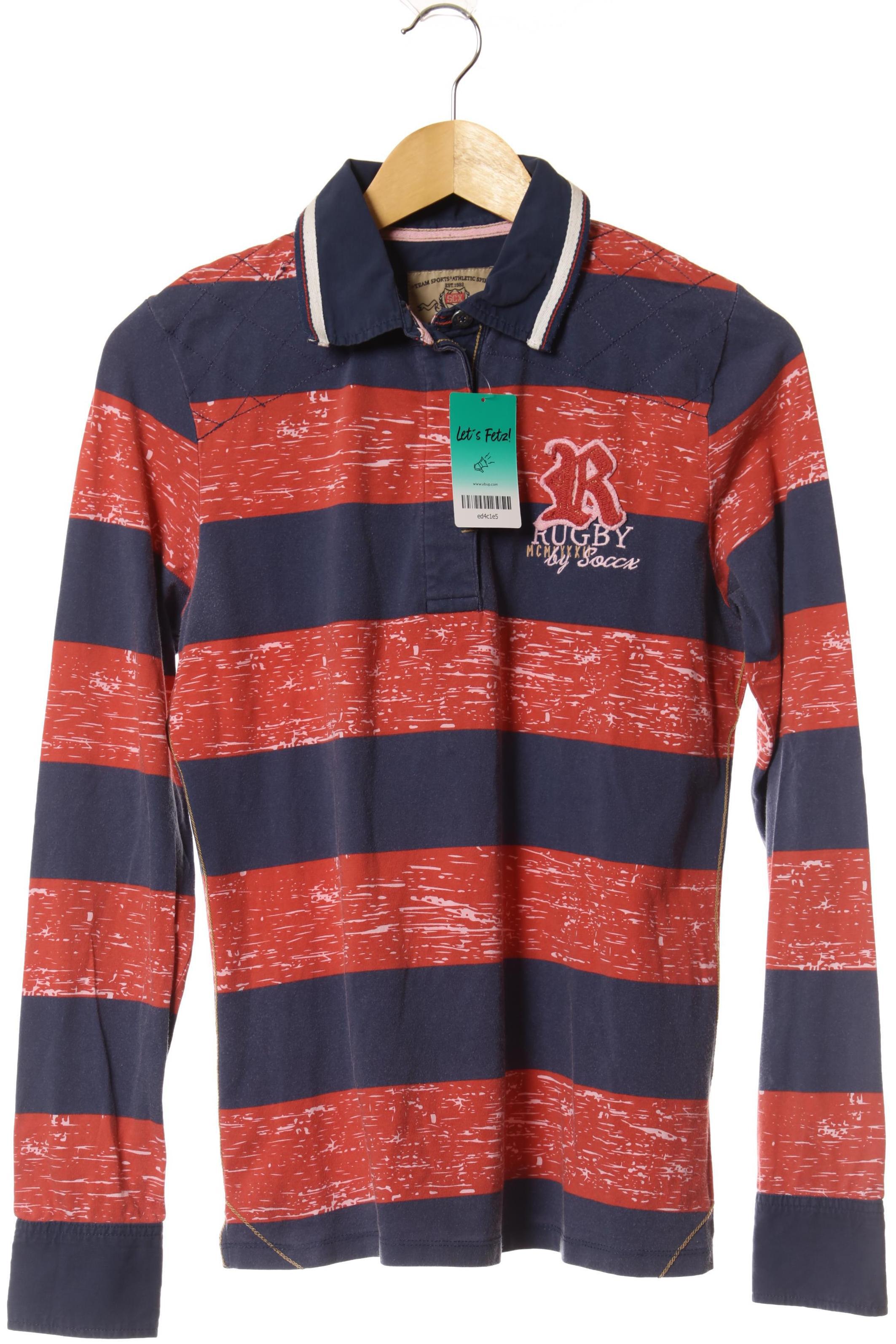 

Soccx Damen Poloshirt, blau, Gr.