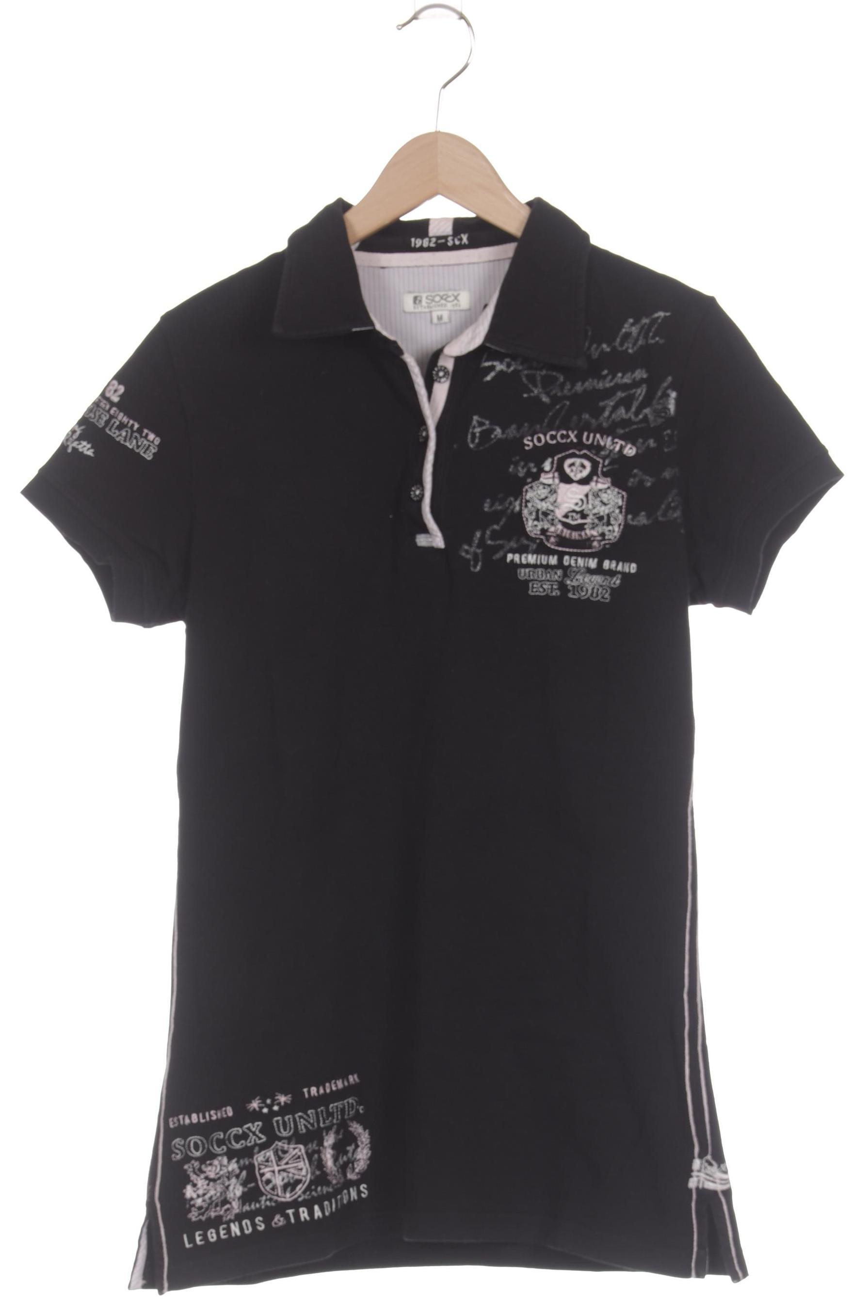 

Soccx Damen Poloshirt, schwarz, Gr.