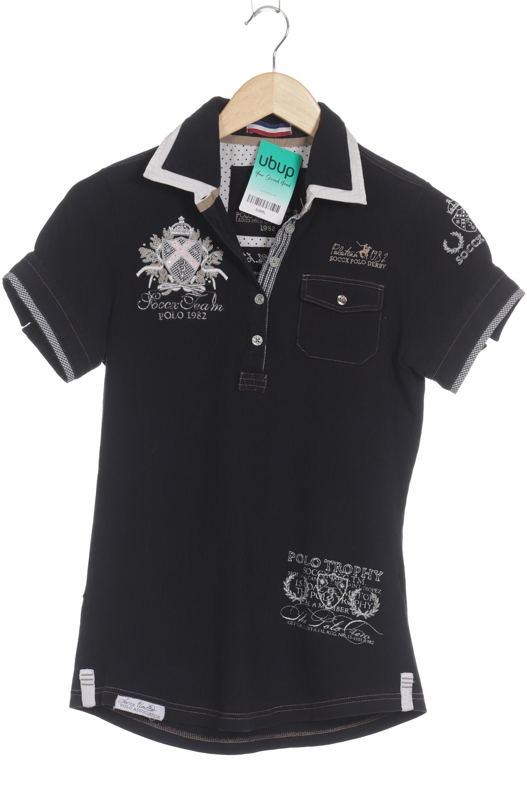 

Soccx Damen Poloshirt, blau, Gr.