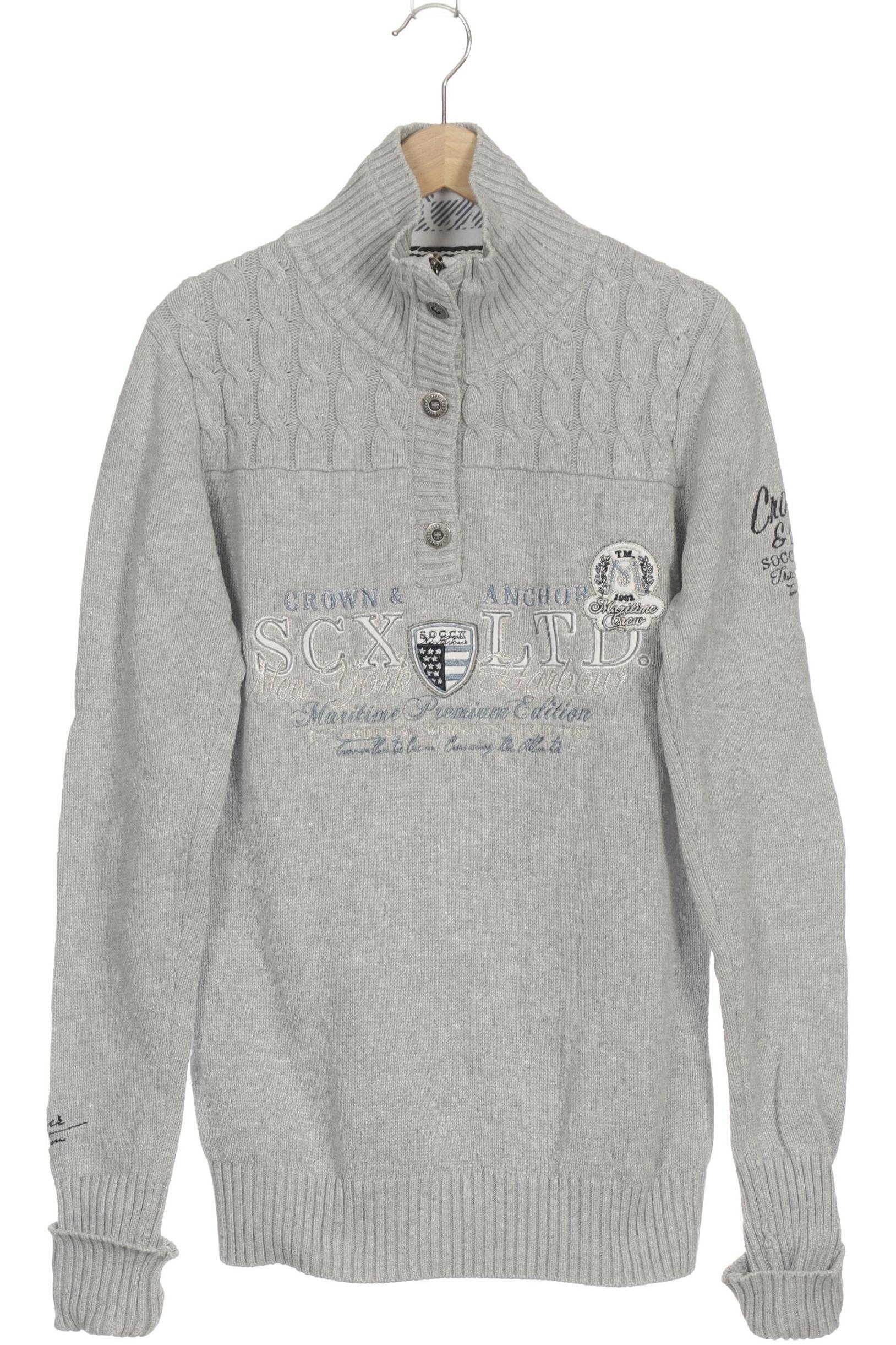 

Soccx Damen Pullover, grau, Gr.