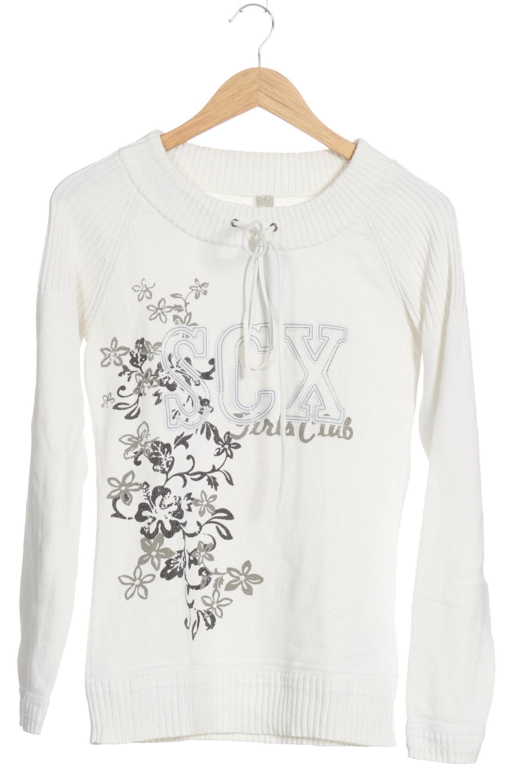 

Soccx Damen Pullover, weiß, Gr.