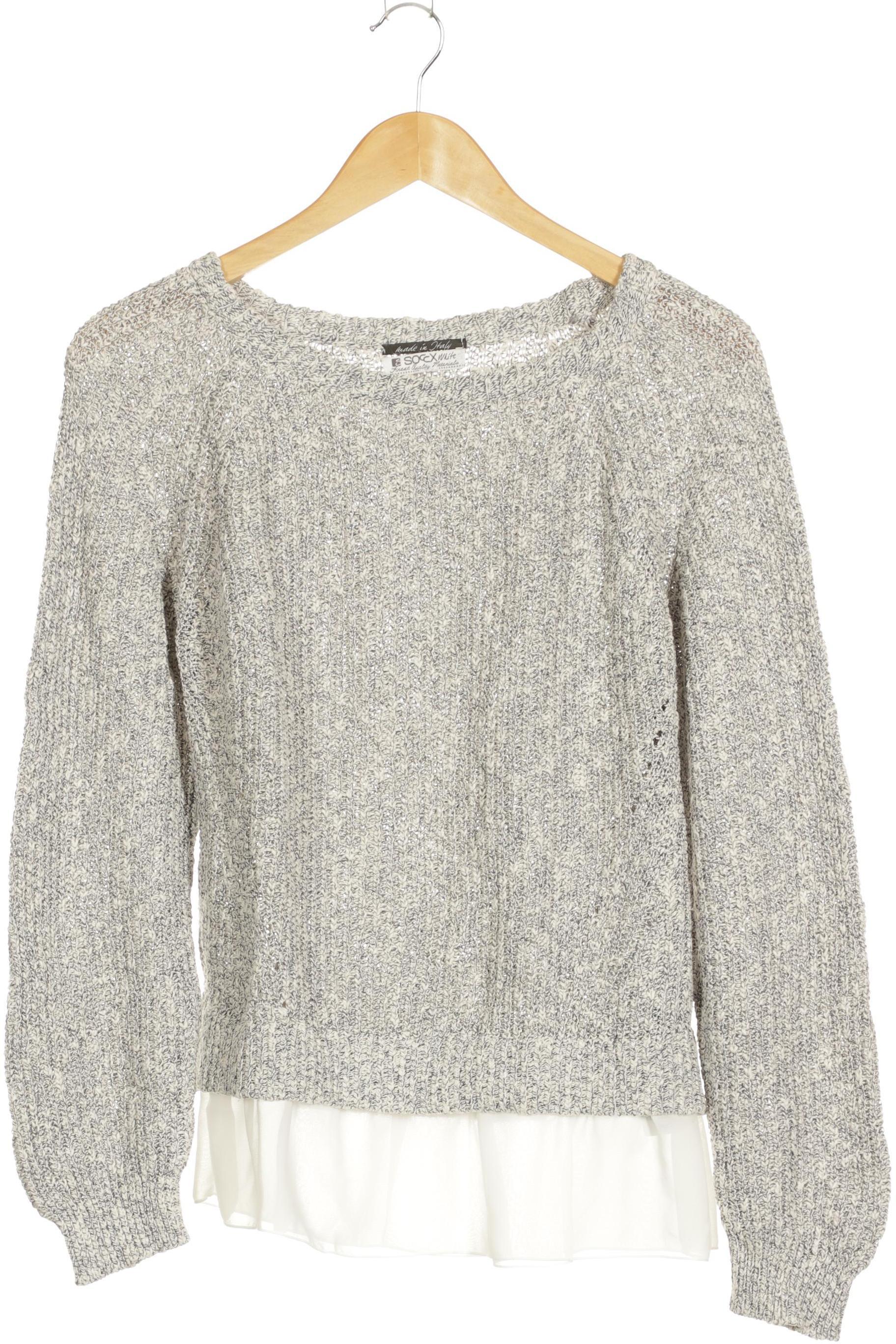 

Soccx Damen Pullover, grau, Gr.