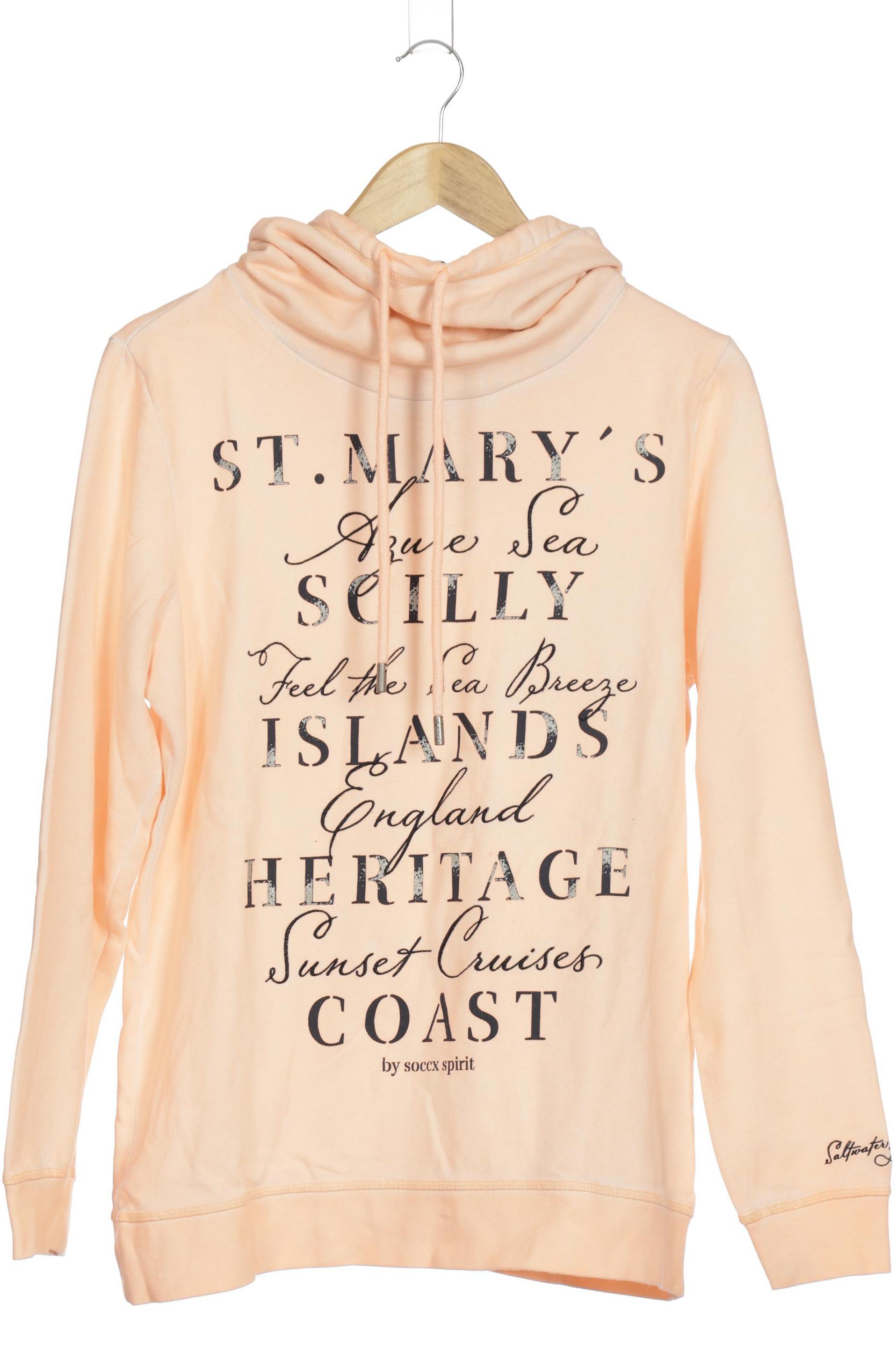 

Soccx Damen Kapuzenpullover, orange, Gr.