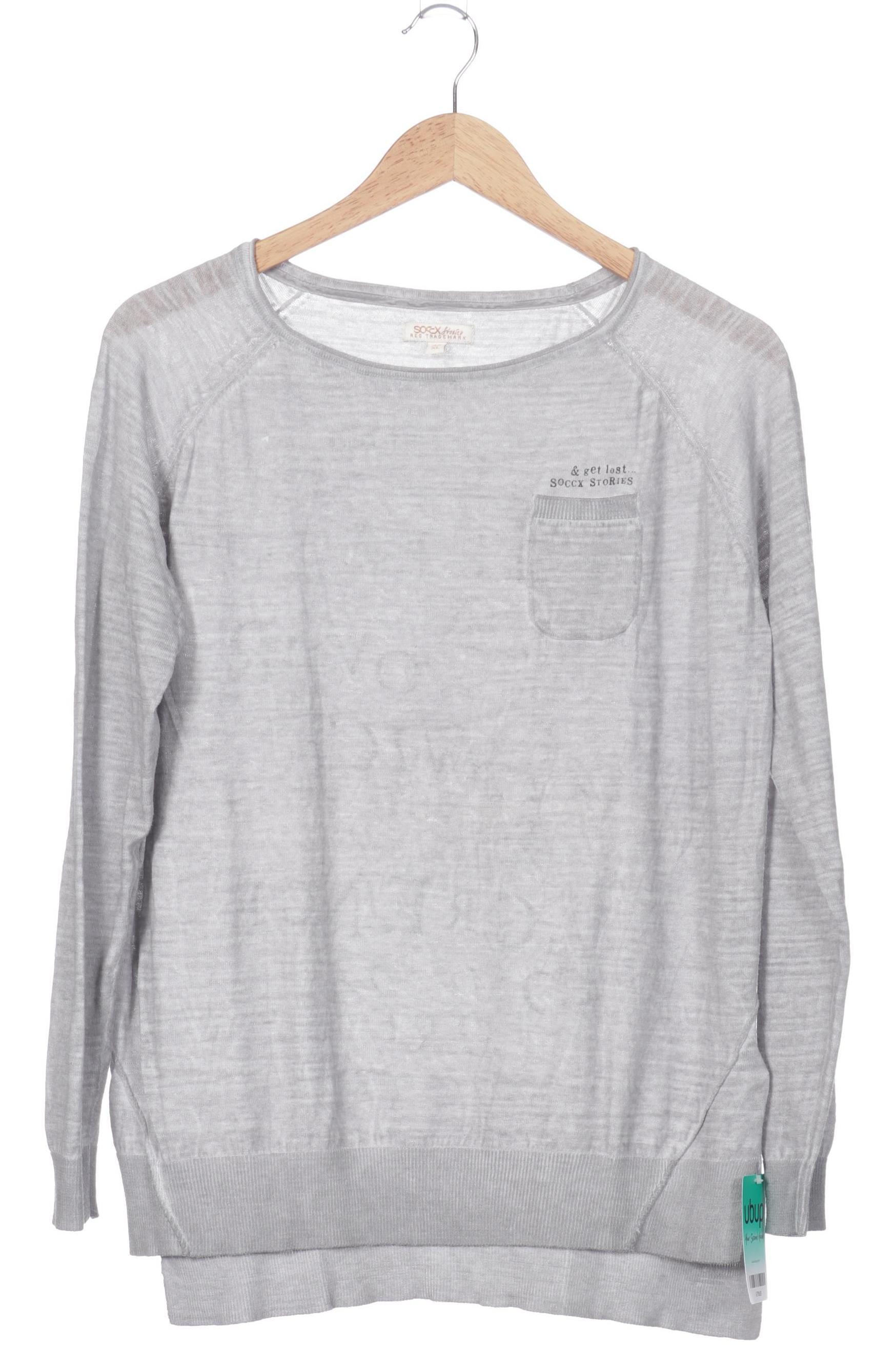 

Soccx Damen Pullover, grau, Gr.