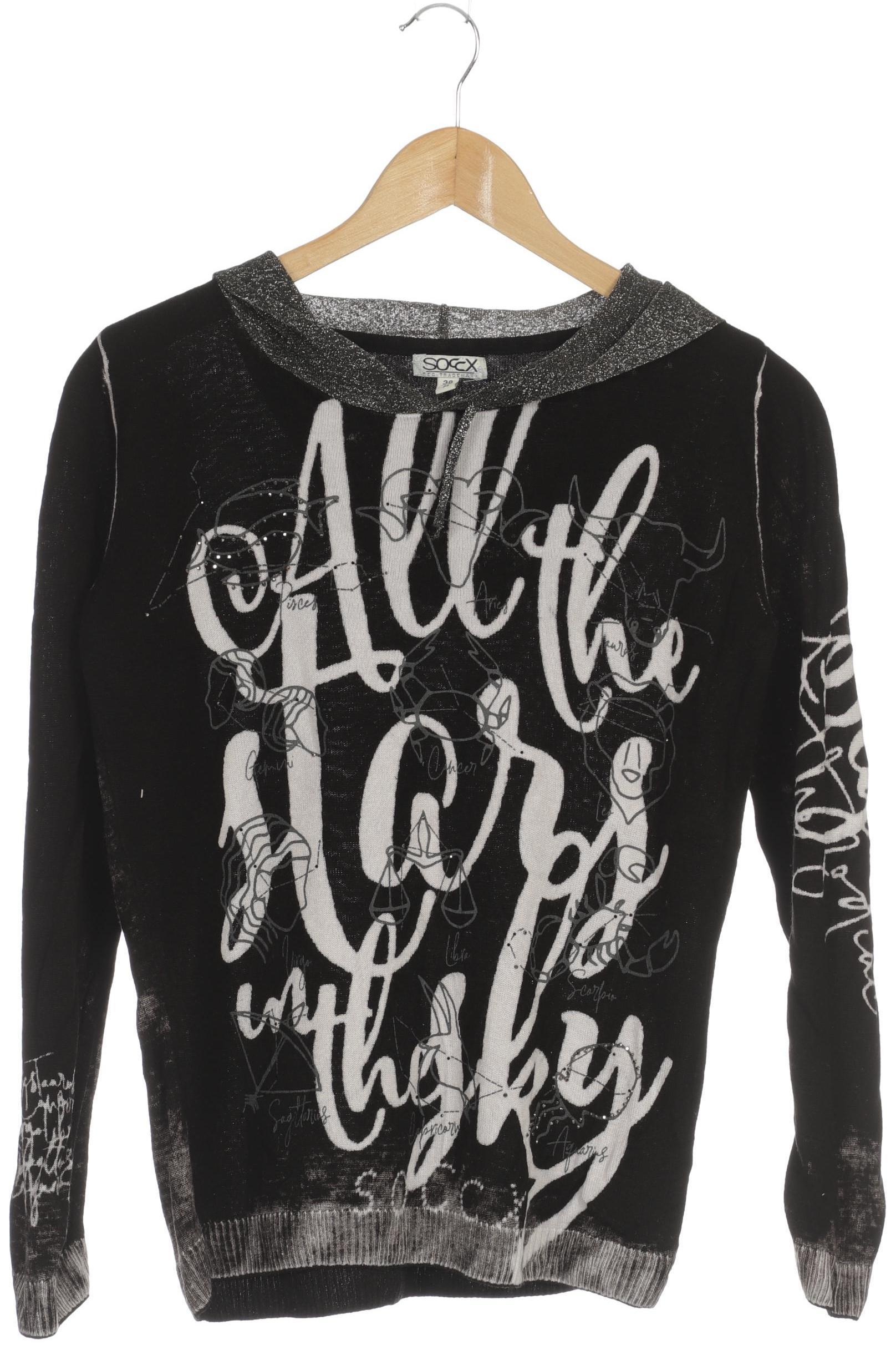 

Soccx Damen Pullover, schwarz, Gr.