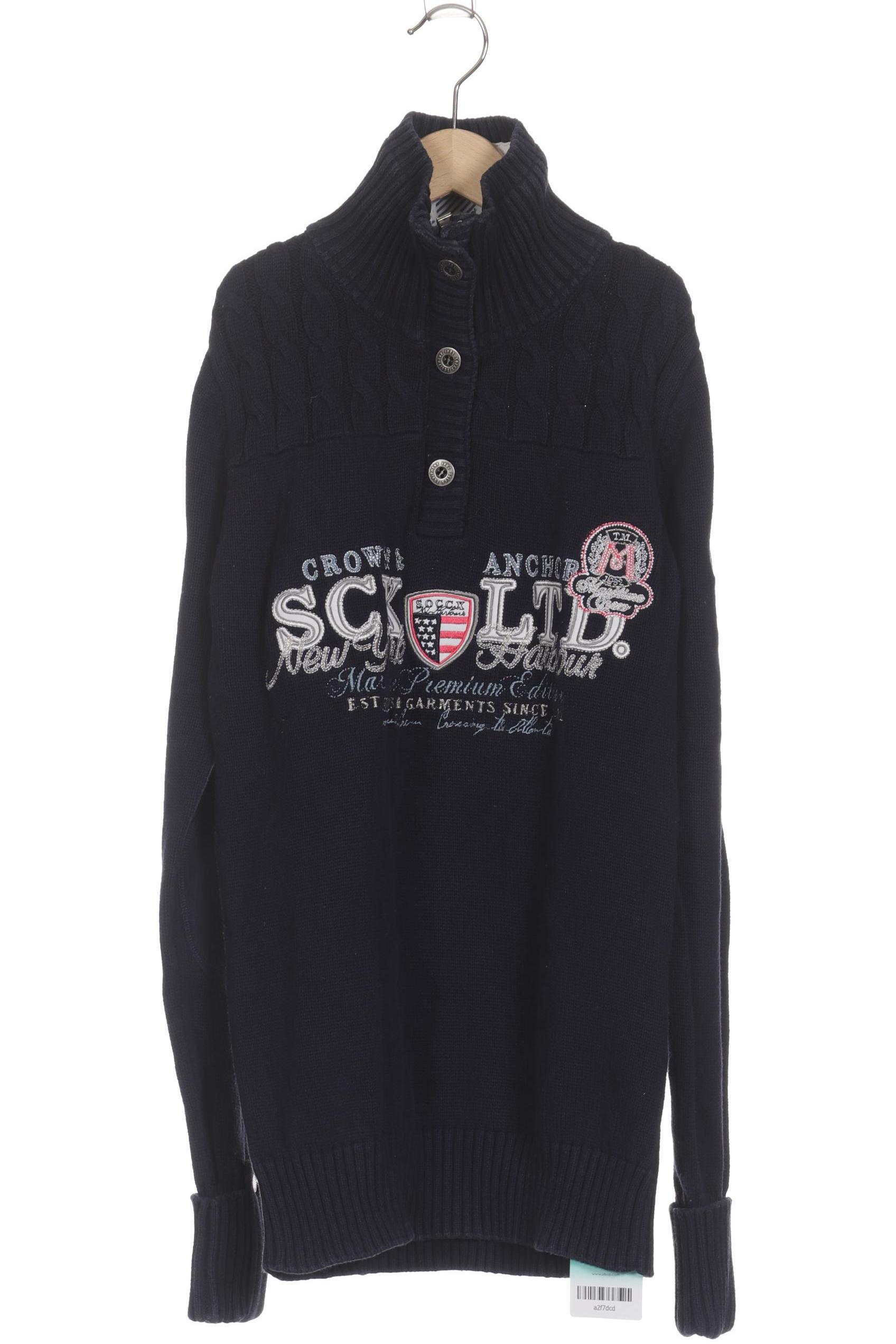 

Soccx Damen Pullover, blau, Gr.