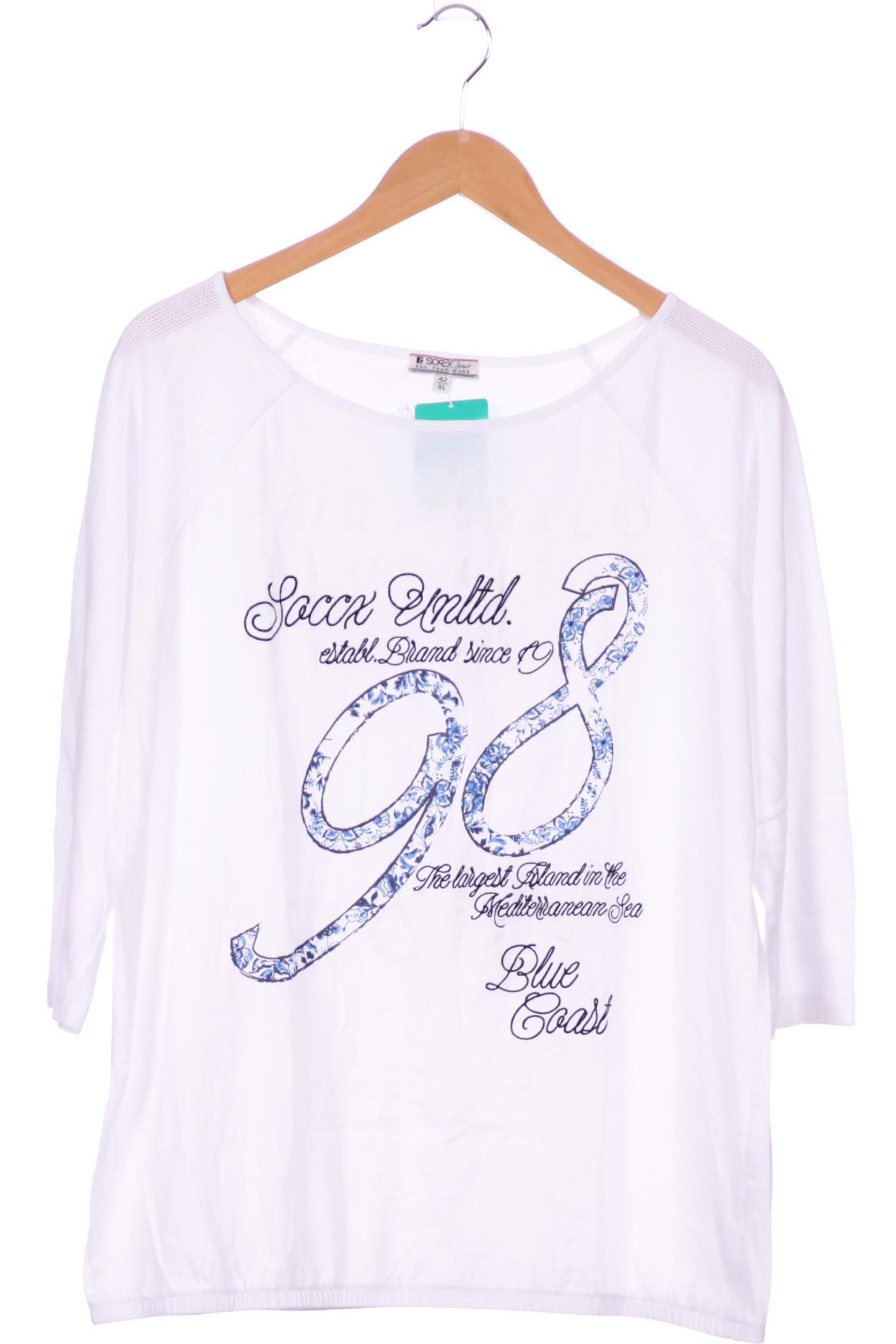 

Soccx Damen Pullover, weiß, Gr.