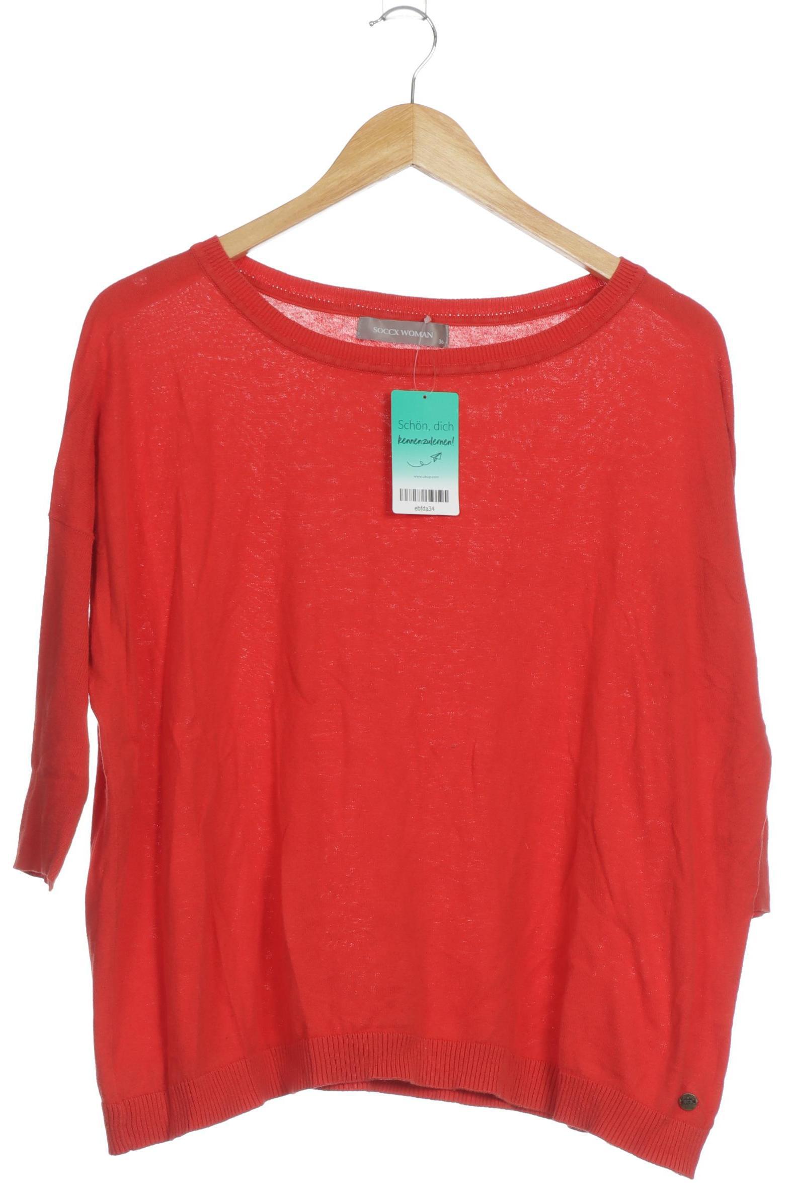

Soccx Damen Pullover, rot, Gr. 36