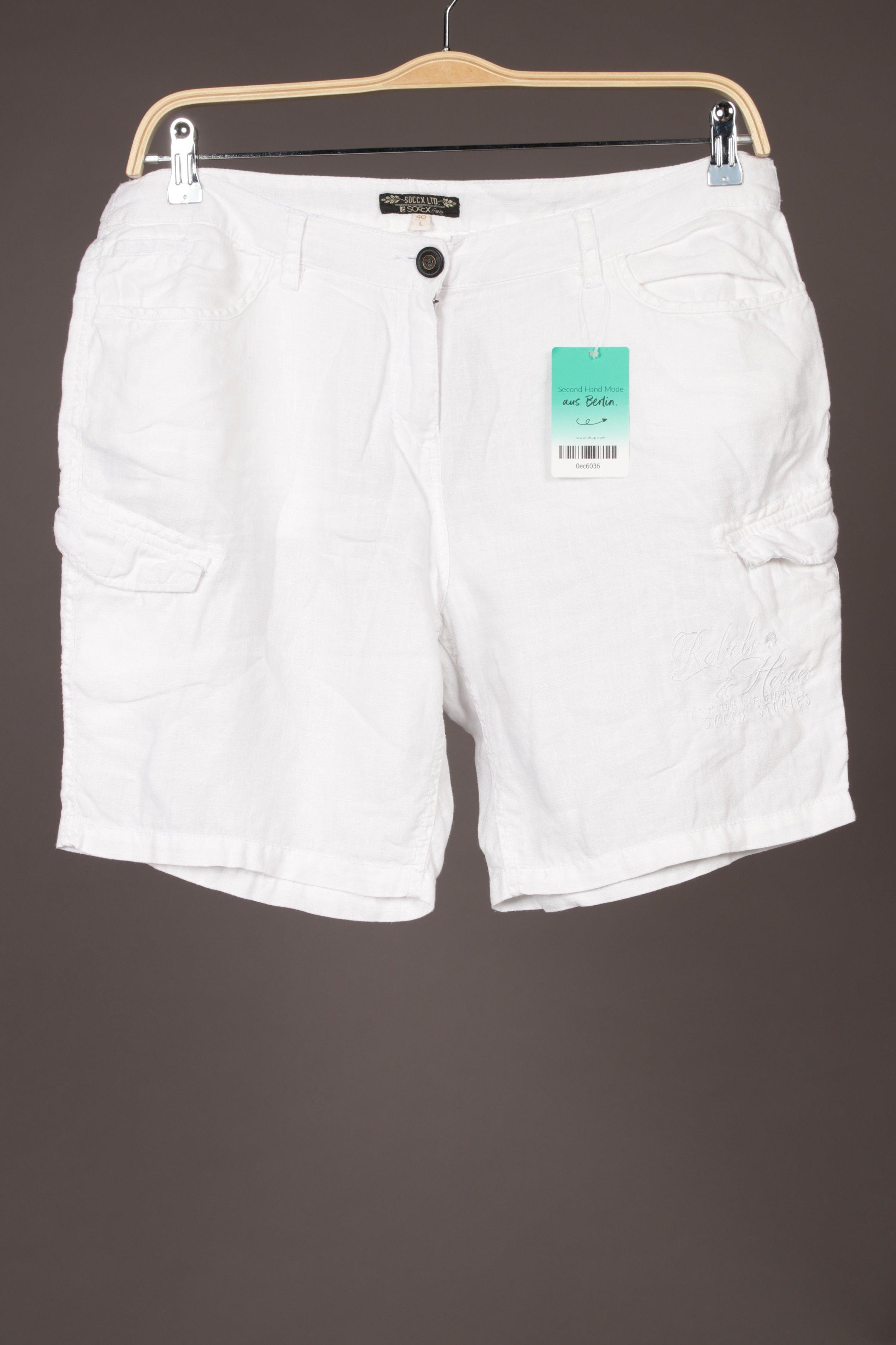 

Soccx Damen Shorts, weiß, Gr. 40