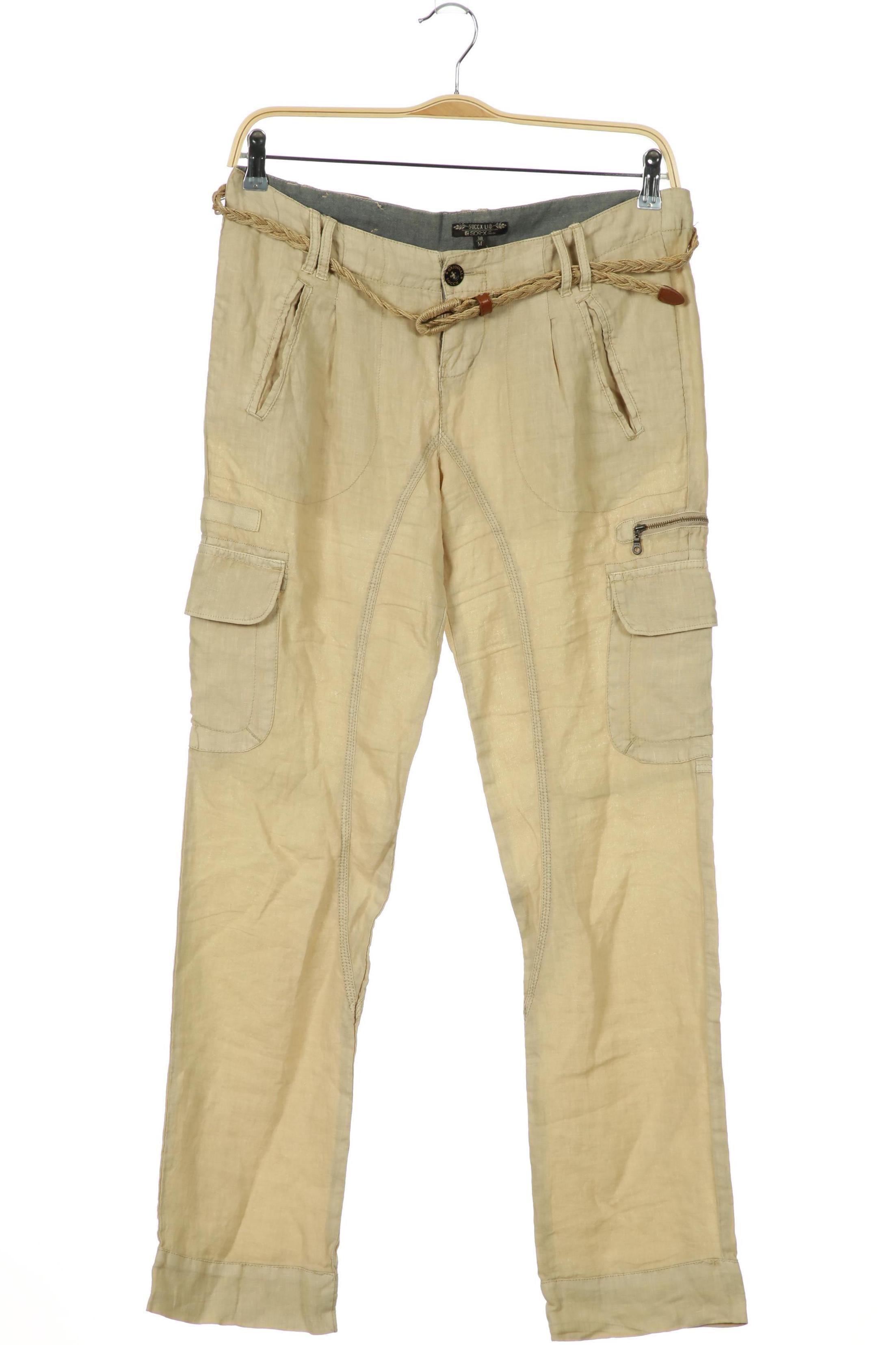 

Soccx Damen Stoffhose, beige, Gr. 38