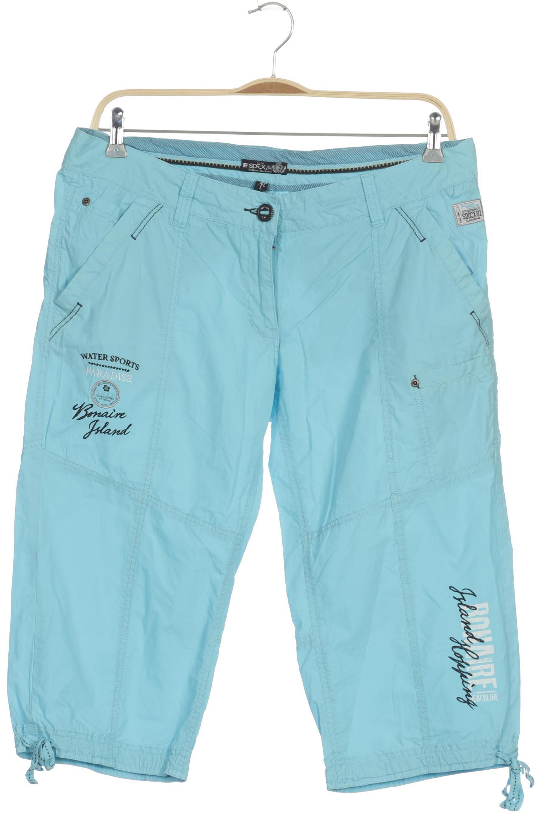 

Soccx Damen Stoffhose, blau, Gr.