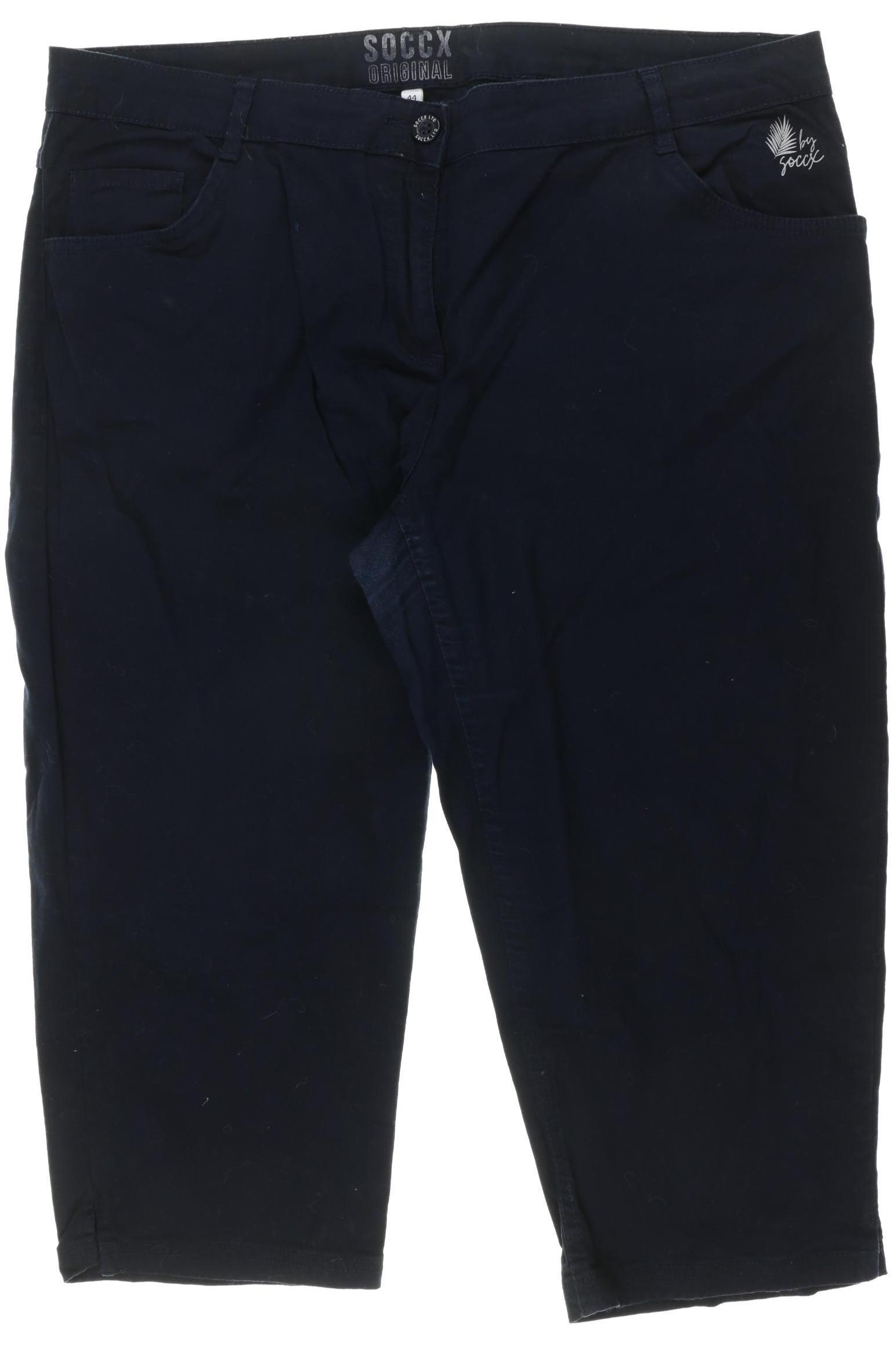 

Soccx Damen Stoffhose, blau, Gr.