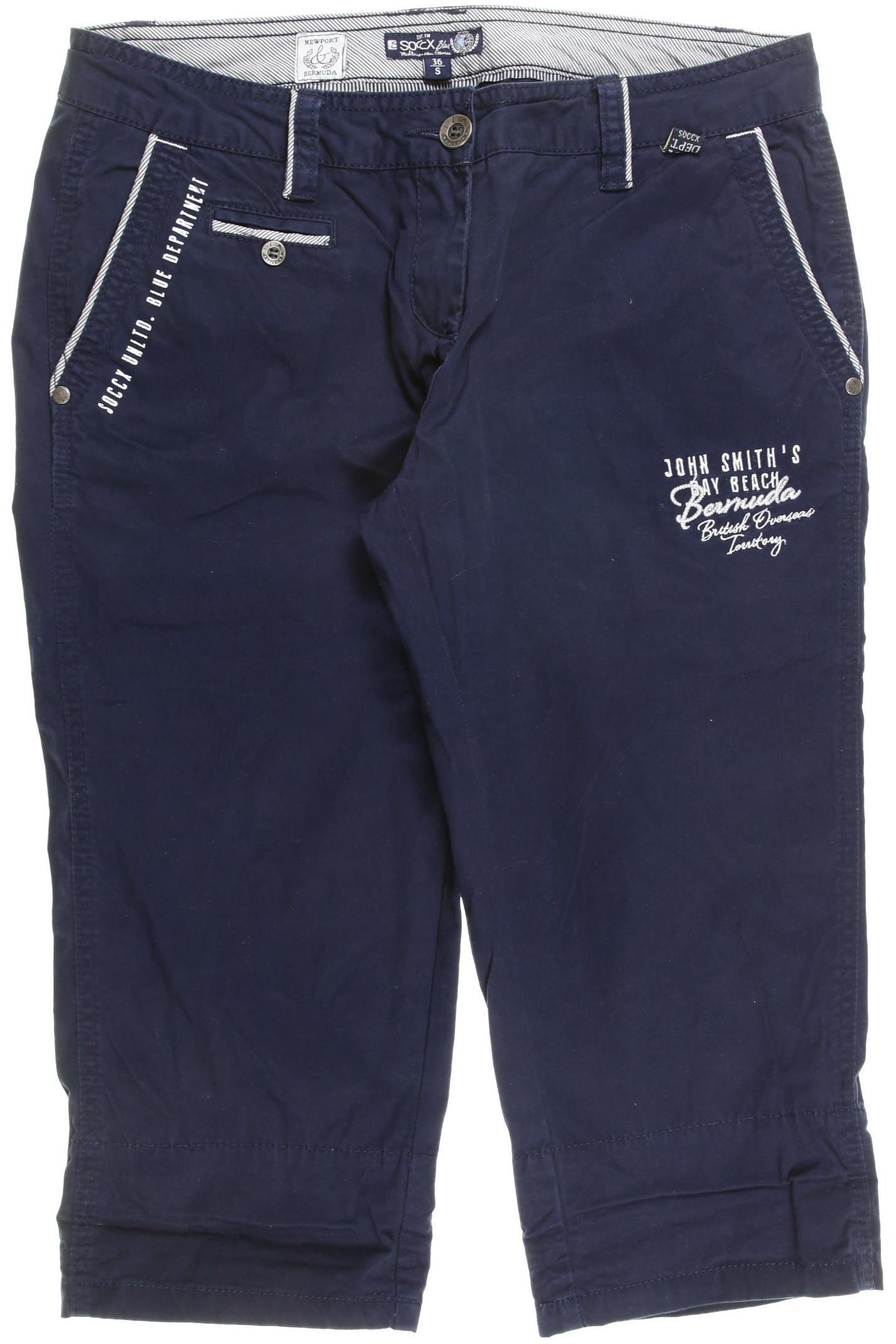 

Soccx Damen Stoffhose, blau, Gr.