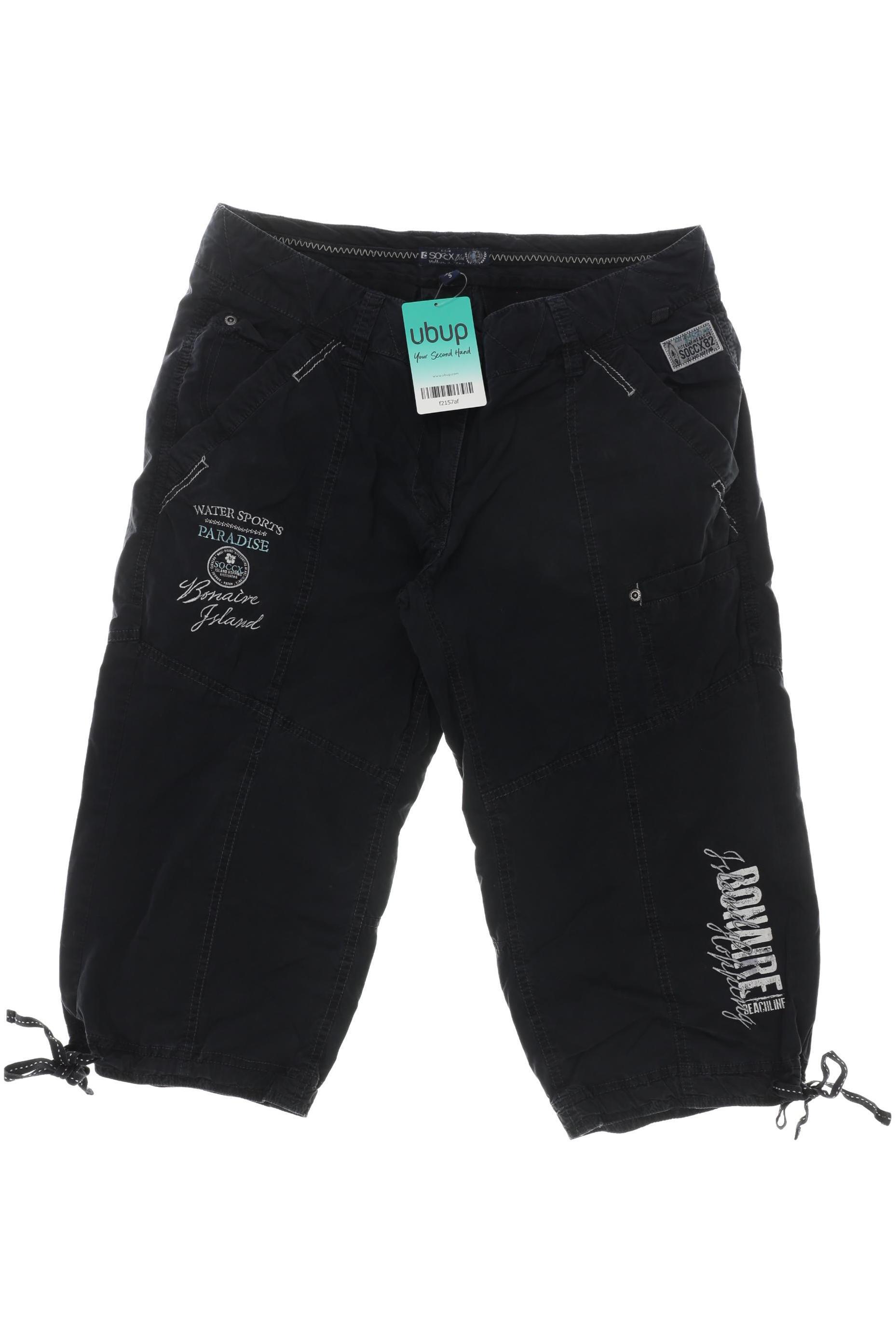 

Soccx Damen Stoffhose, blau, Gr.