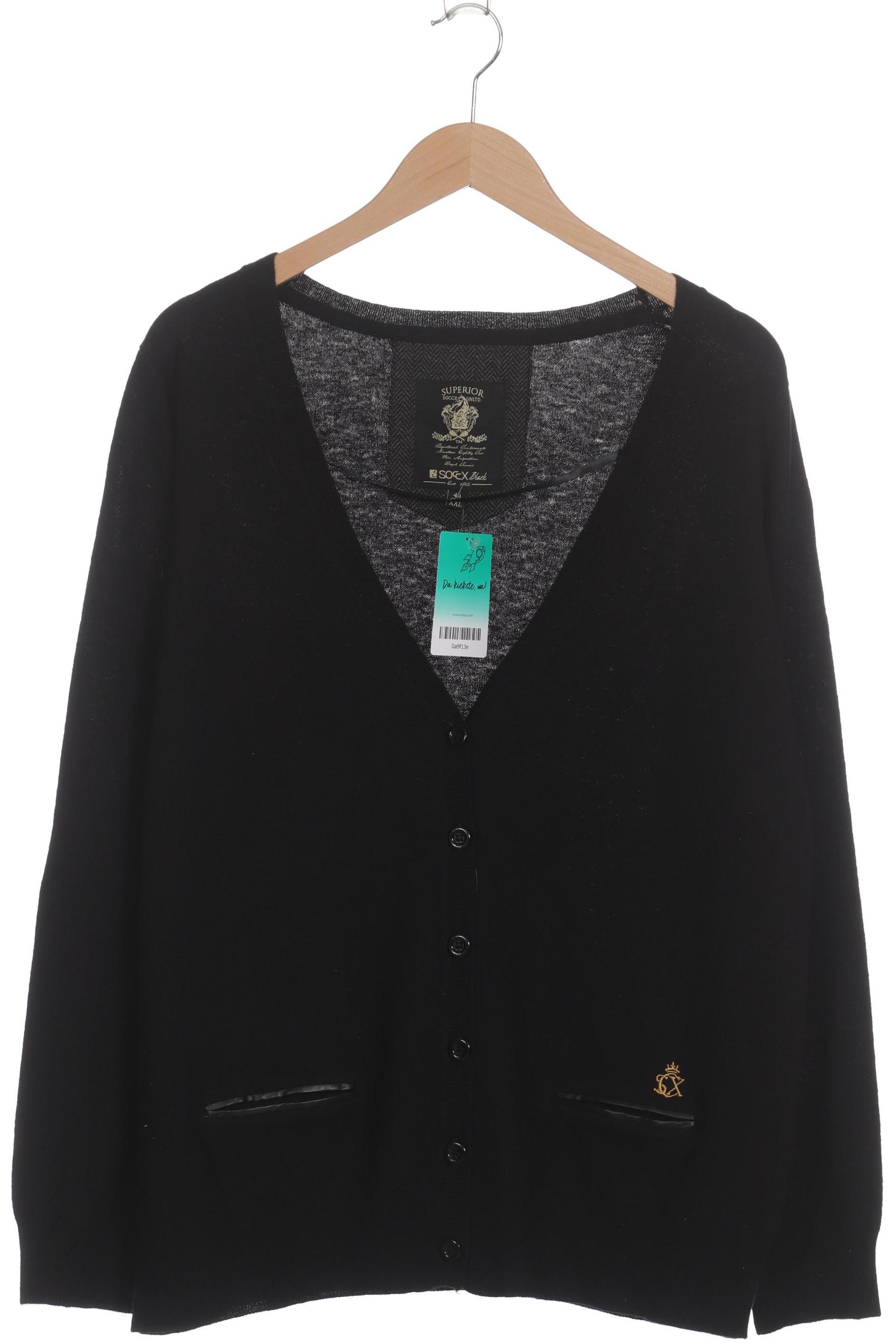 

Soccx Damen Strickjacke, schwarz, Gr.