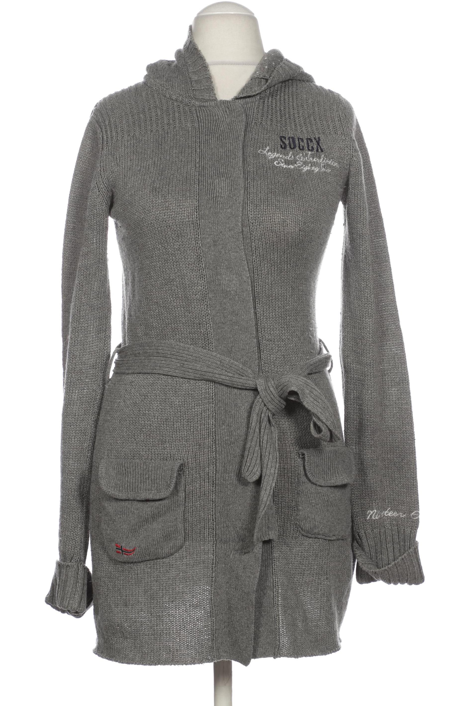 

Soccx Damen Strickjacke, grau, Gr.