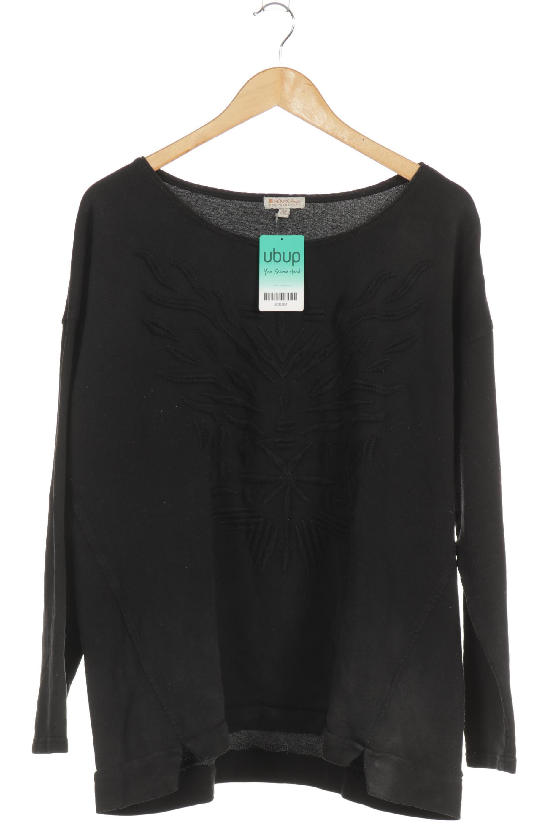 

Soccx Damen Sweatshirt, schwarz, Gr. 44