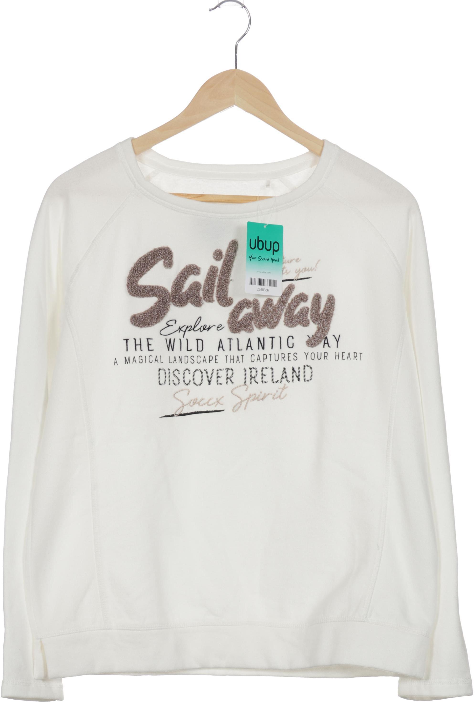 

Soccx Damen Sweatshirt, weiß, Gr.