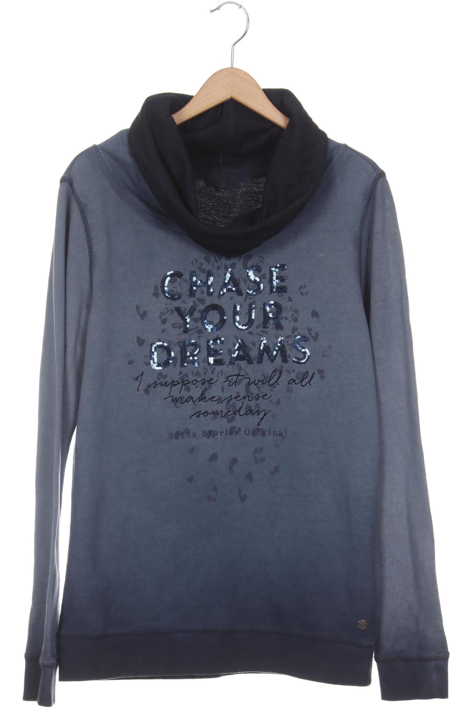 

Soccx Damen Sweatshirt, blau, Gr.