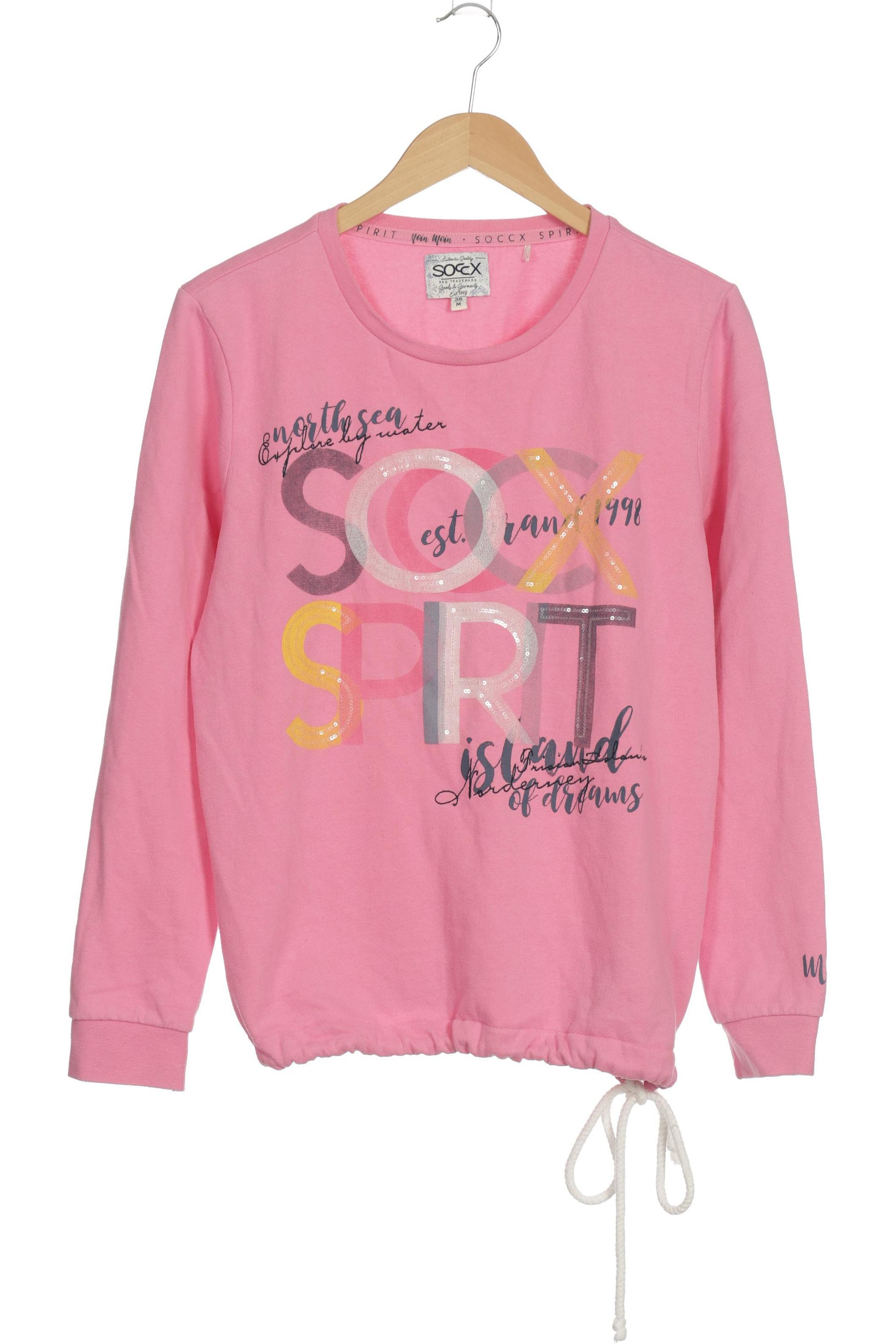 

Soccx Damen Sweatshirt, pink, Gr.