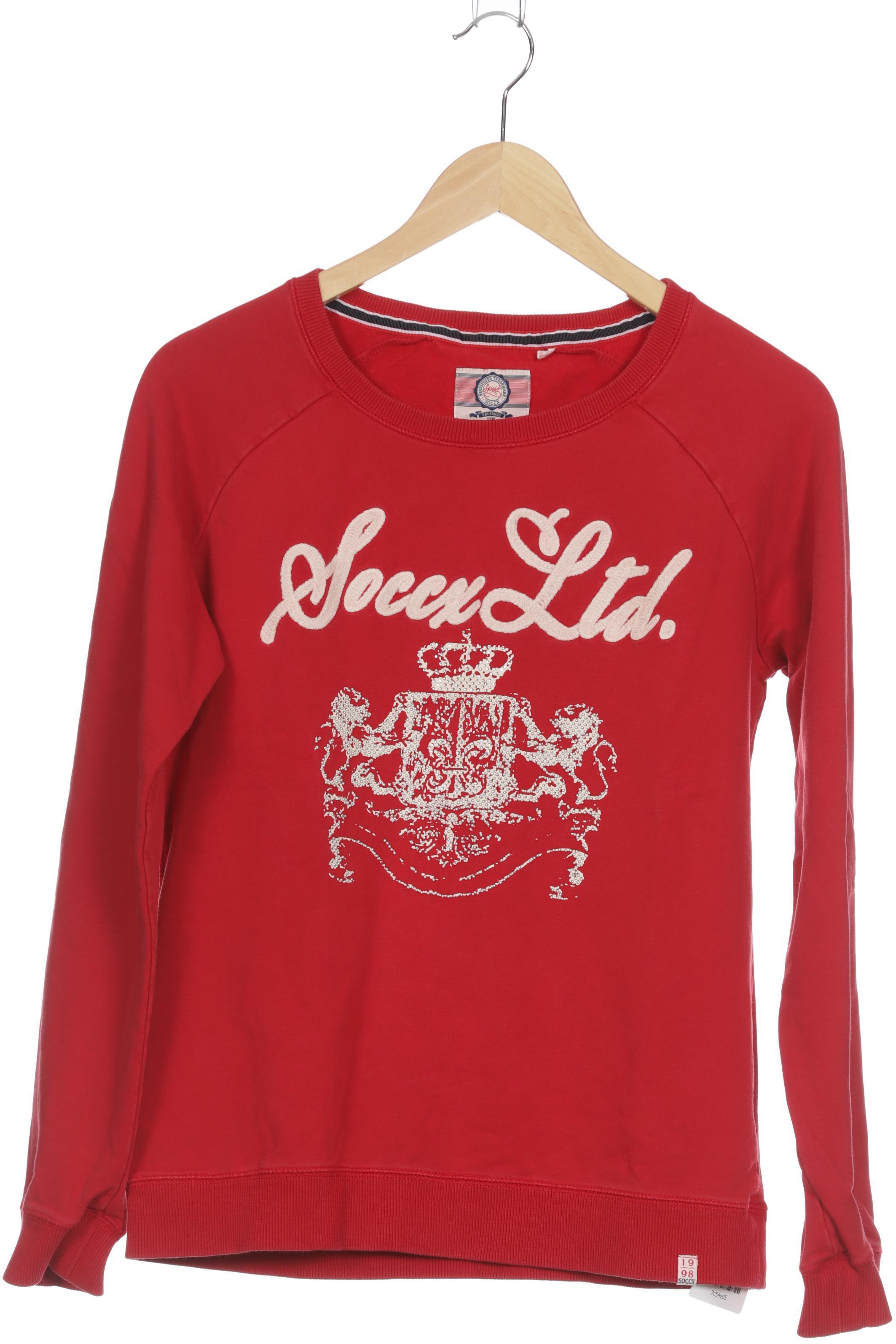 

Soccx Damen Sweatshirt, rot, Gr.