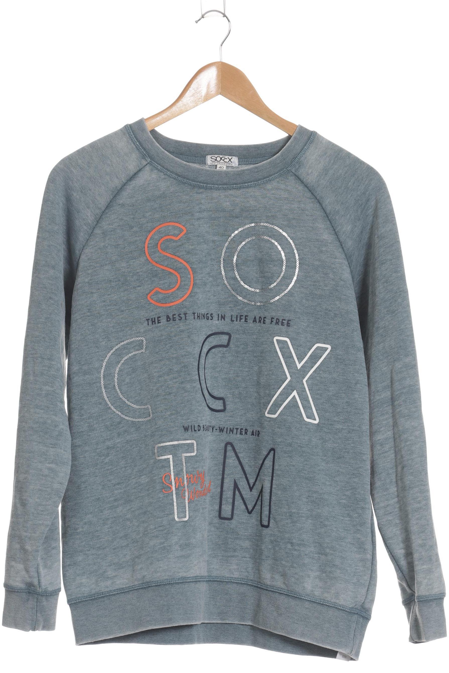 

Soccx Damen Sweatshirt, türkis, Gr.